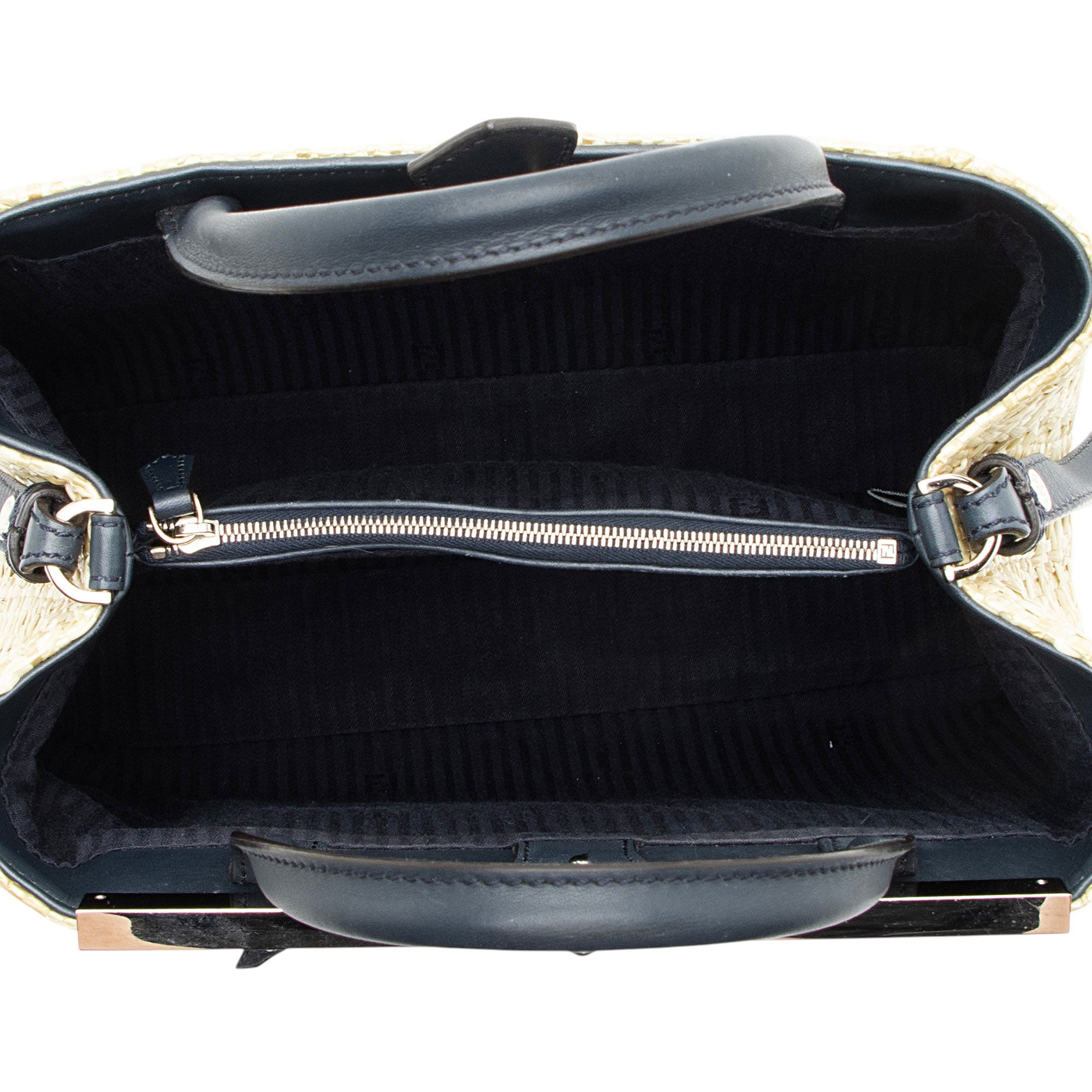 Fendi Raffia Petite 2Jours Tote