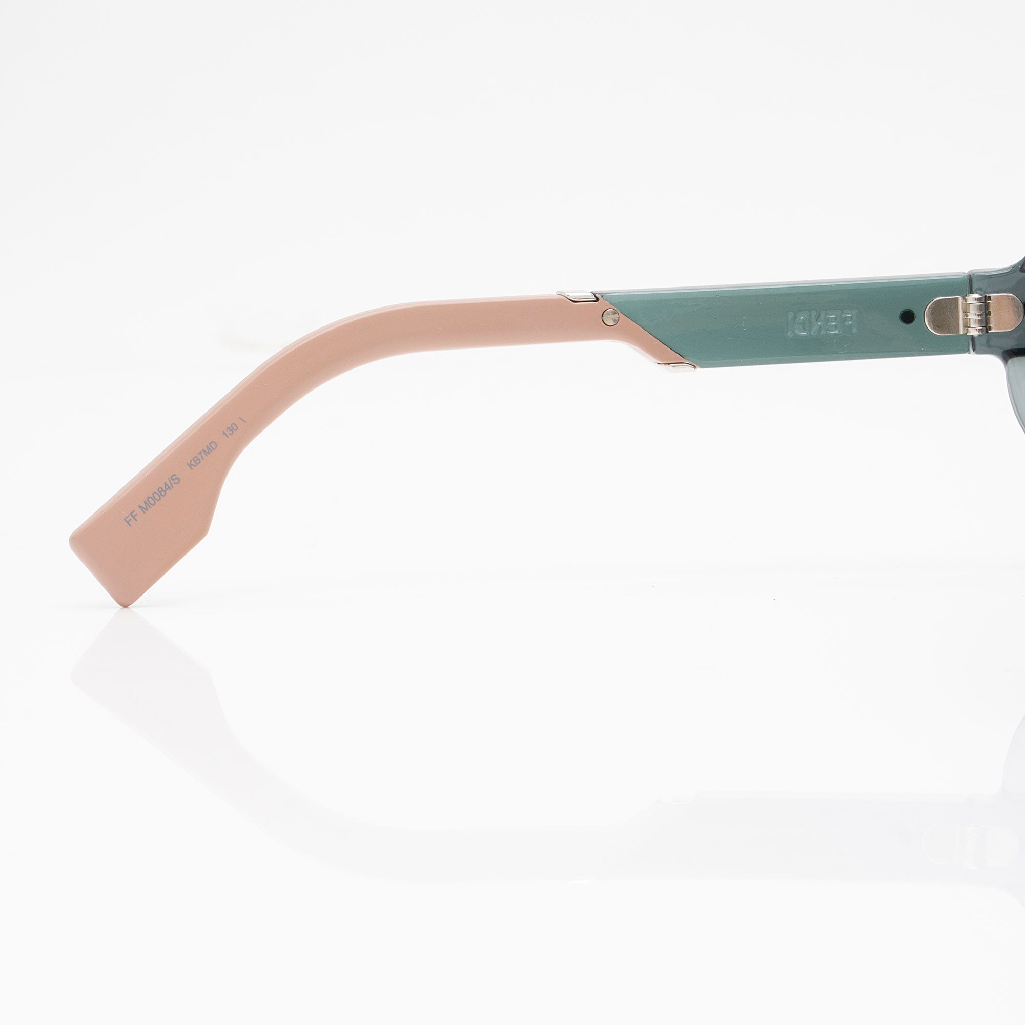 Fendi Striped Biker Shield Sunglasses