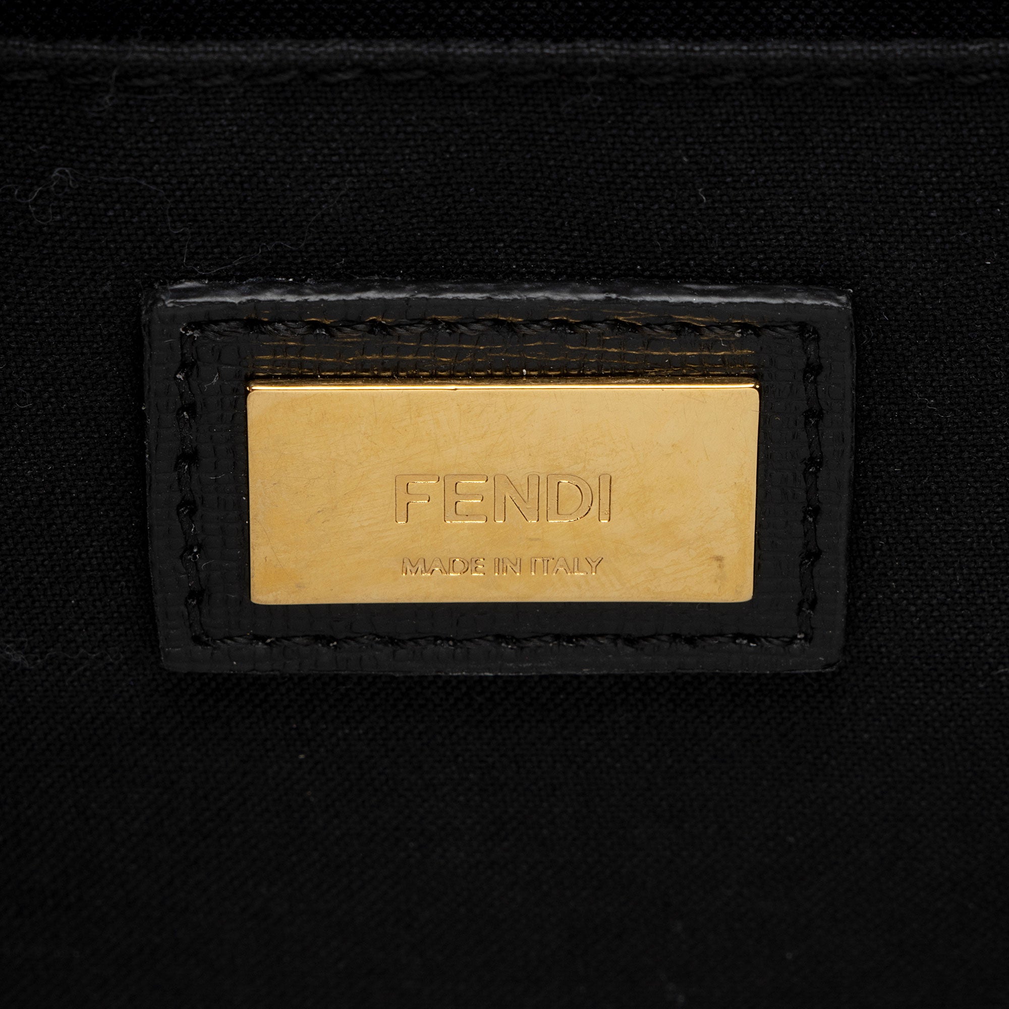 Fendi Studded Vitello Elite Demi Jour Monster Satchel (SHF-eH7Qgz)