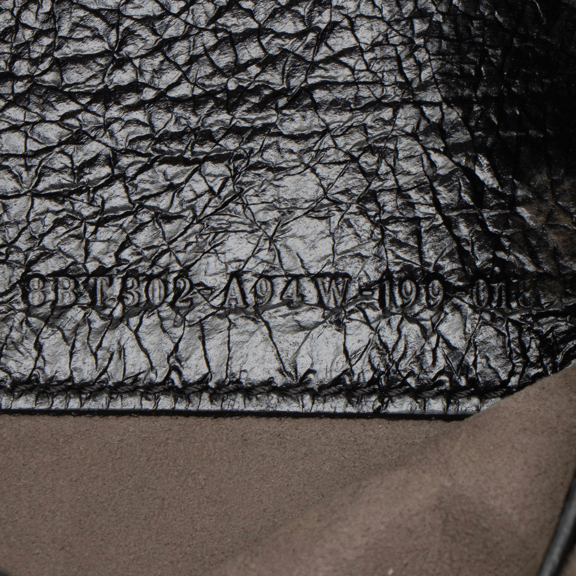 Fendi Suede Glazed Calfskin Grace Flip Tote