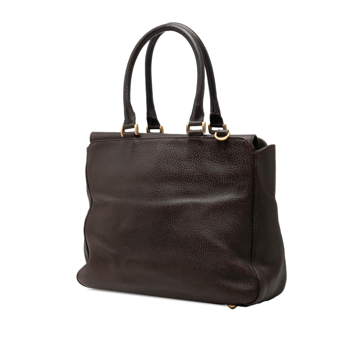 Fendi Textured Leather Classico No 3 Satchel