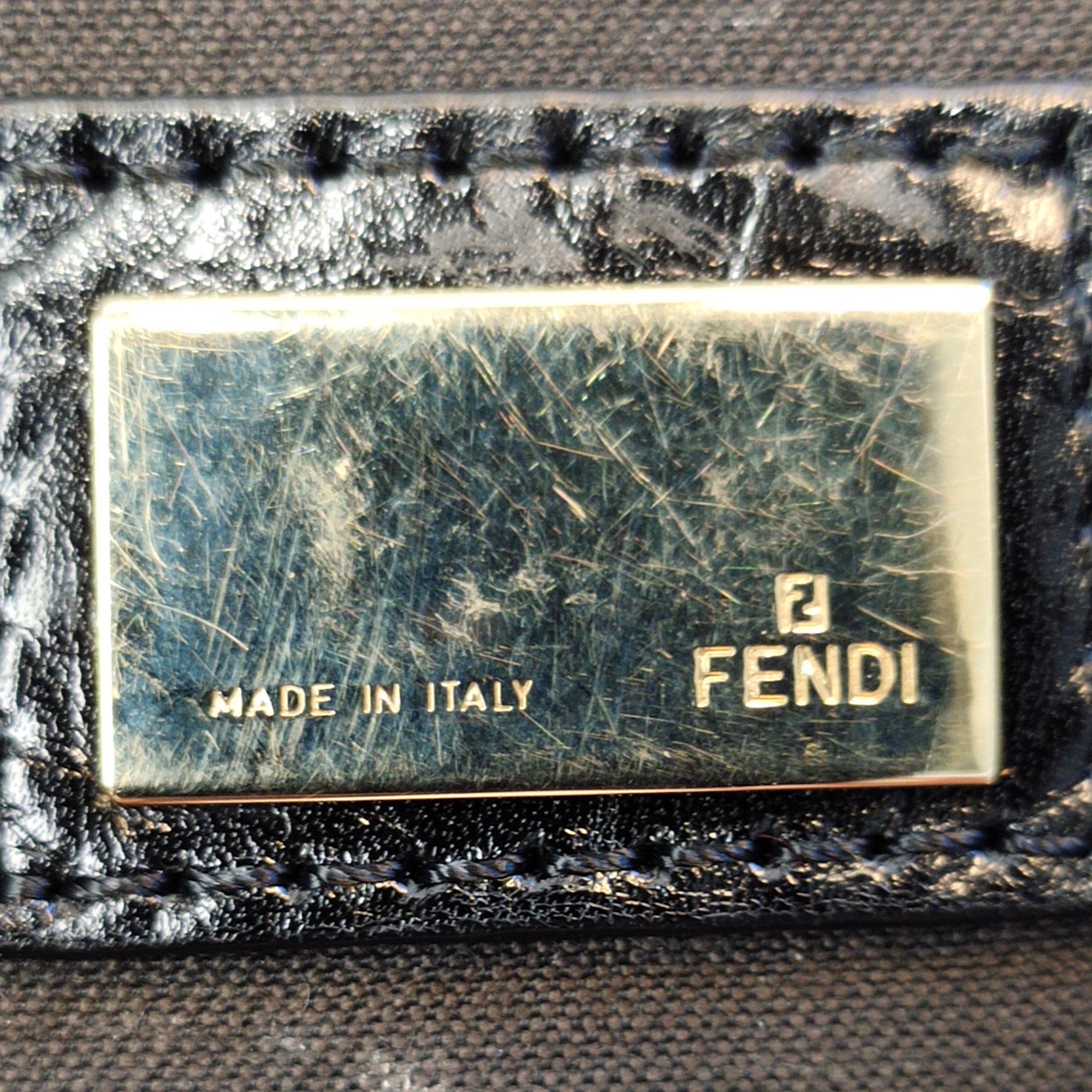 Fendi Twins Leather Tote Bag (SHG-5TD57t)