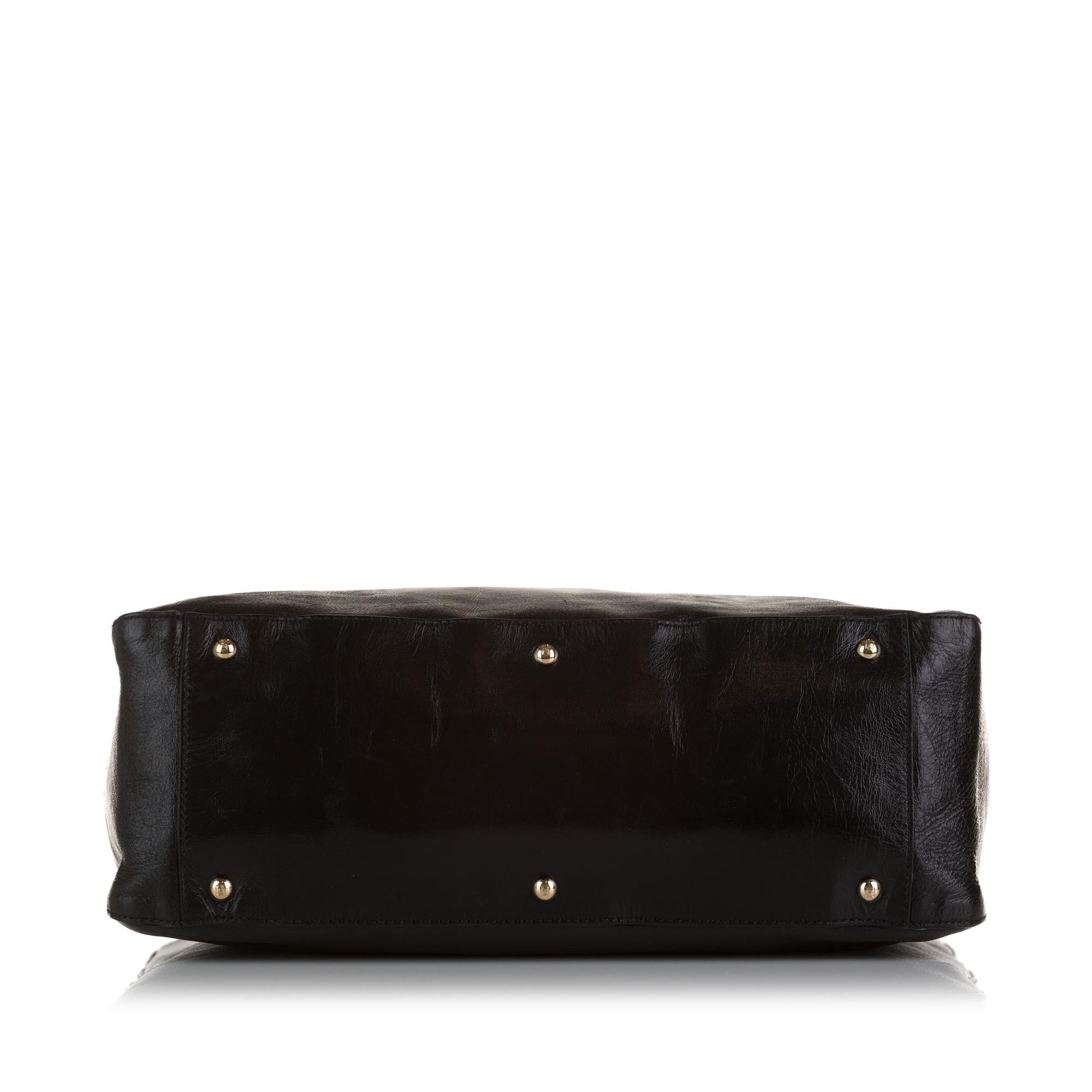 Fendi Twins Leather Tote Bag (SHG-5TD57t)