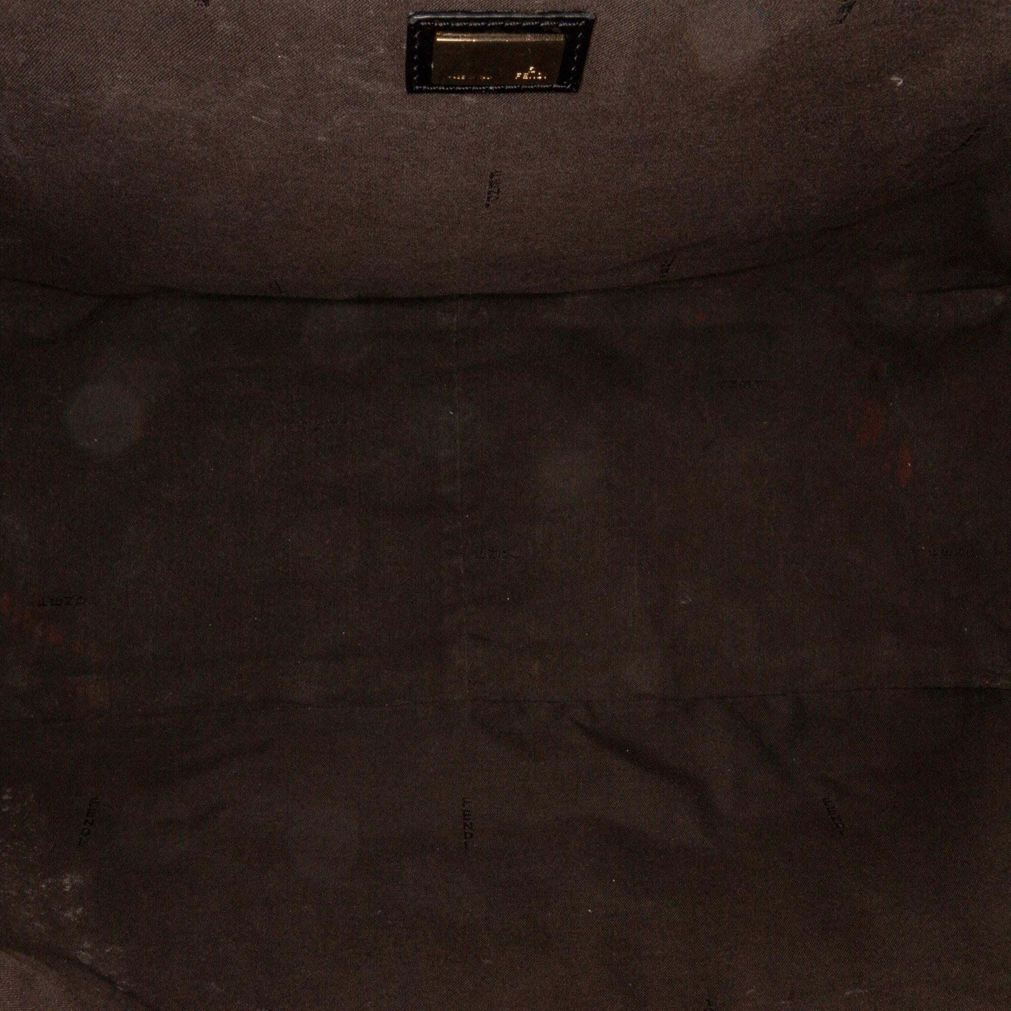 Fendi Twins Leather Tote Bag (SHG-5TD57t)