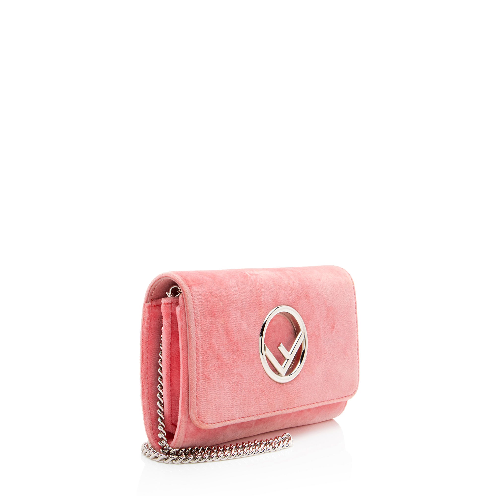 Fendi Velvet Kan I F Wallet on Chain