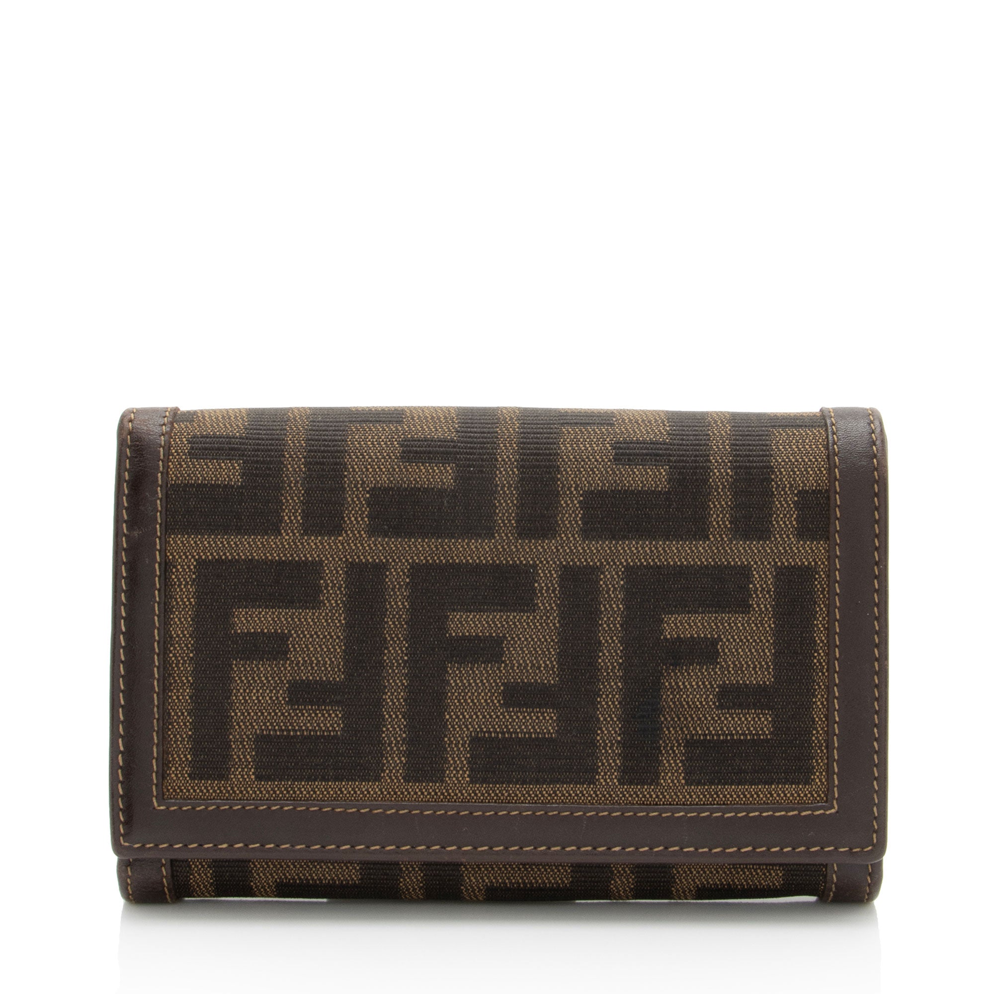 Fendi Vintage Zucca Compact Wallet