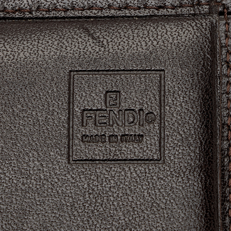 Fendi Vintage Zucca Long Wallet (SHF-4wpuJV)