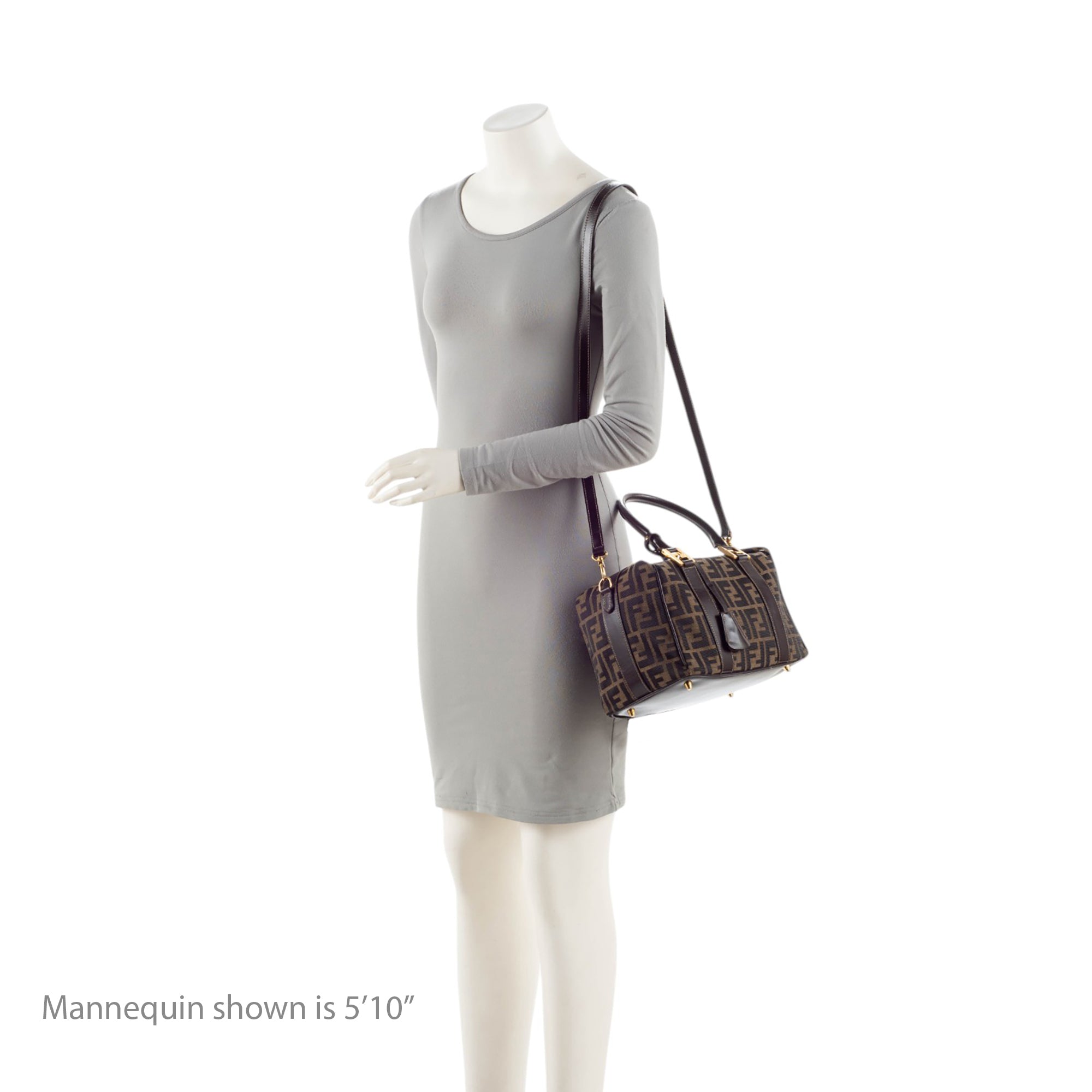Fendi Vintage Zucca Small Boston Bag