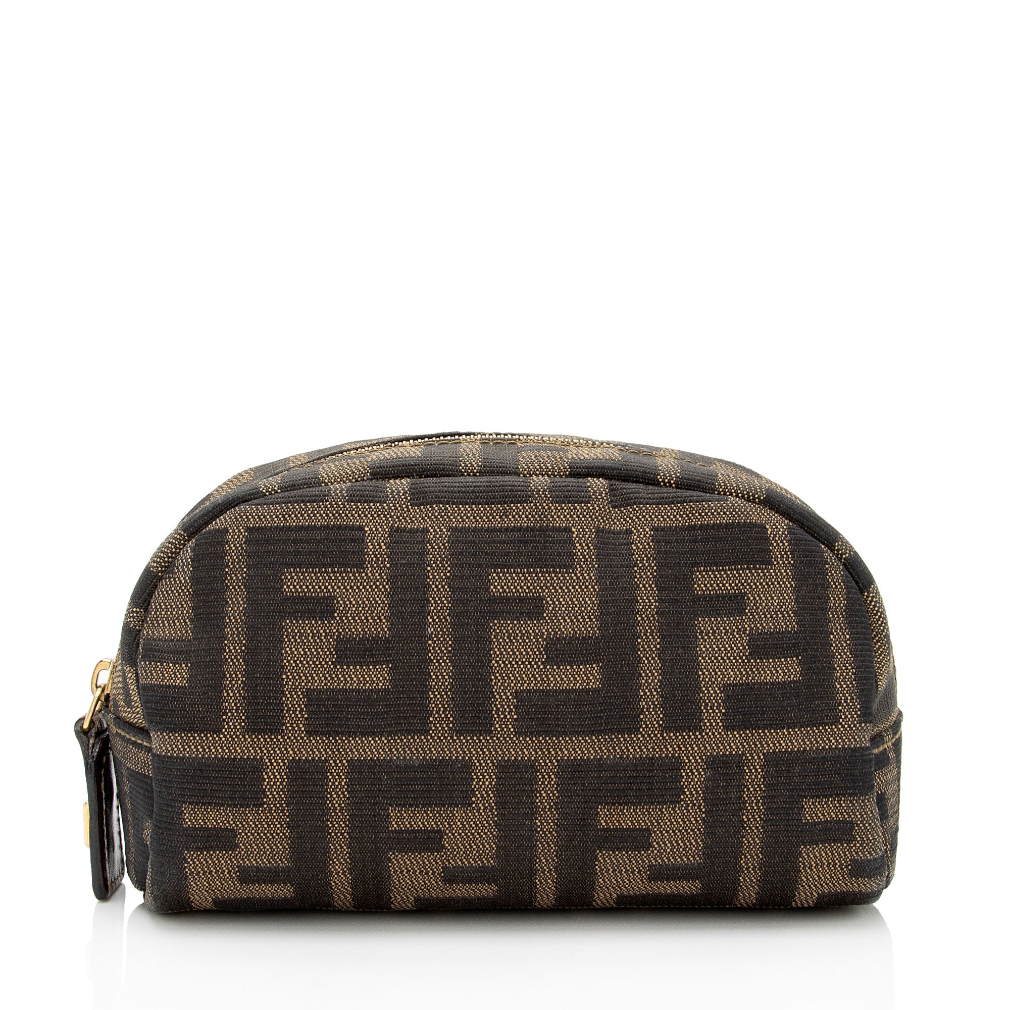 Fendi Vintage Zucca Small Cosmetic Bag (SHF-0emZkm)
