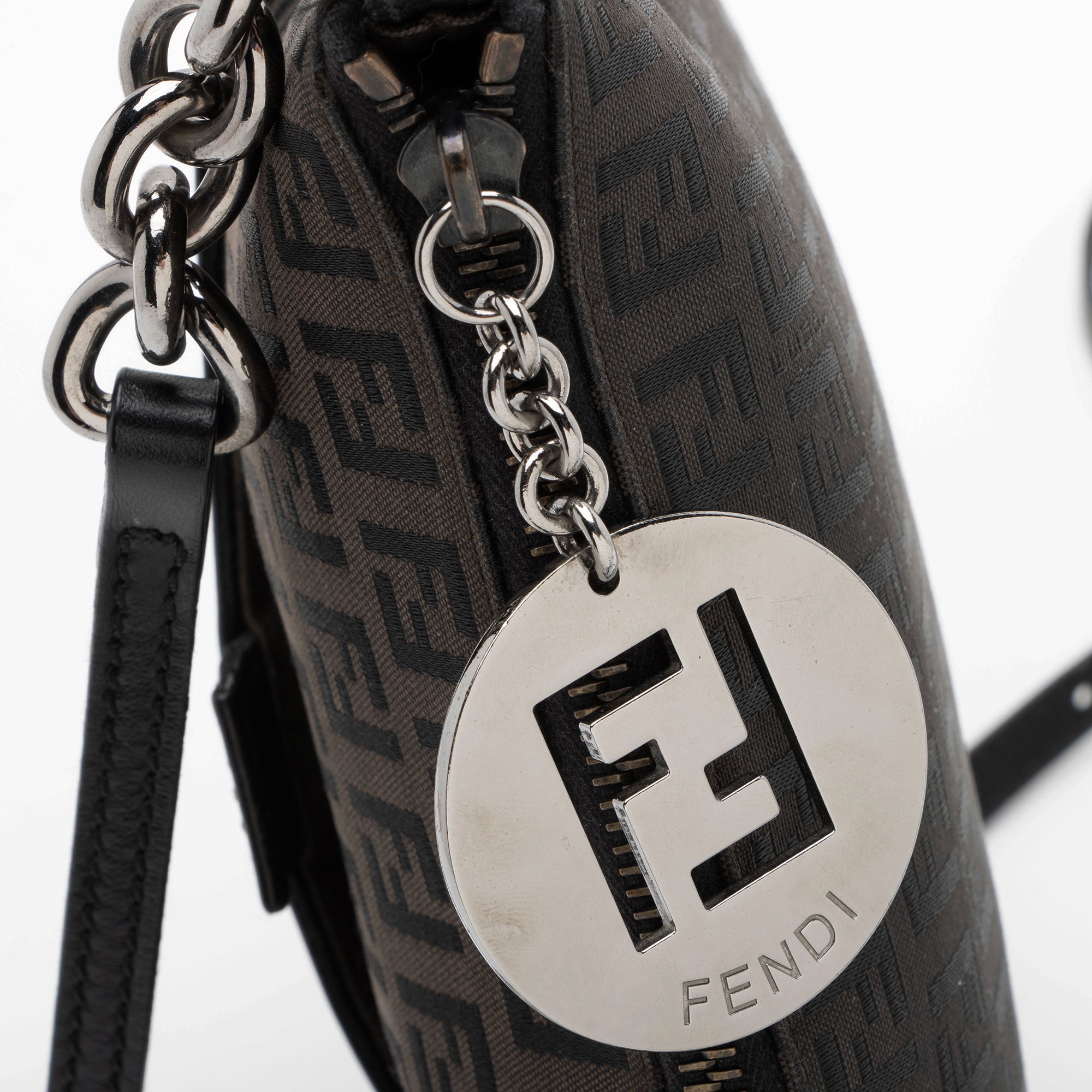 Fendi Vintage Zucchino Canvas Messenger