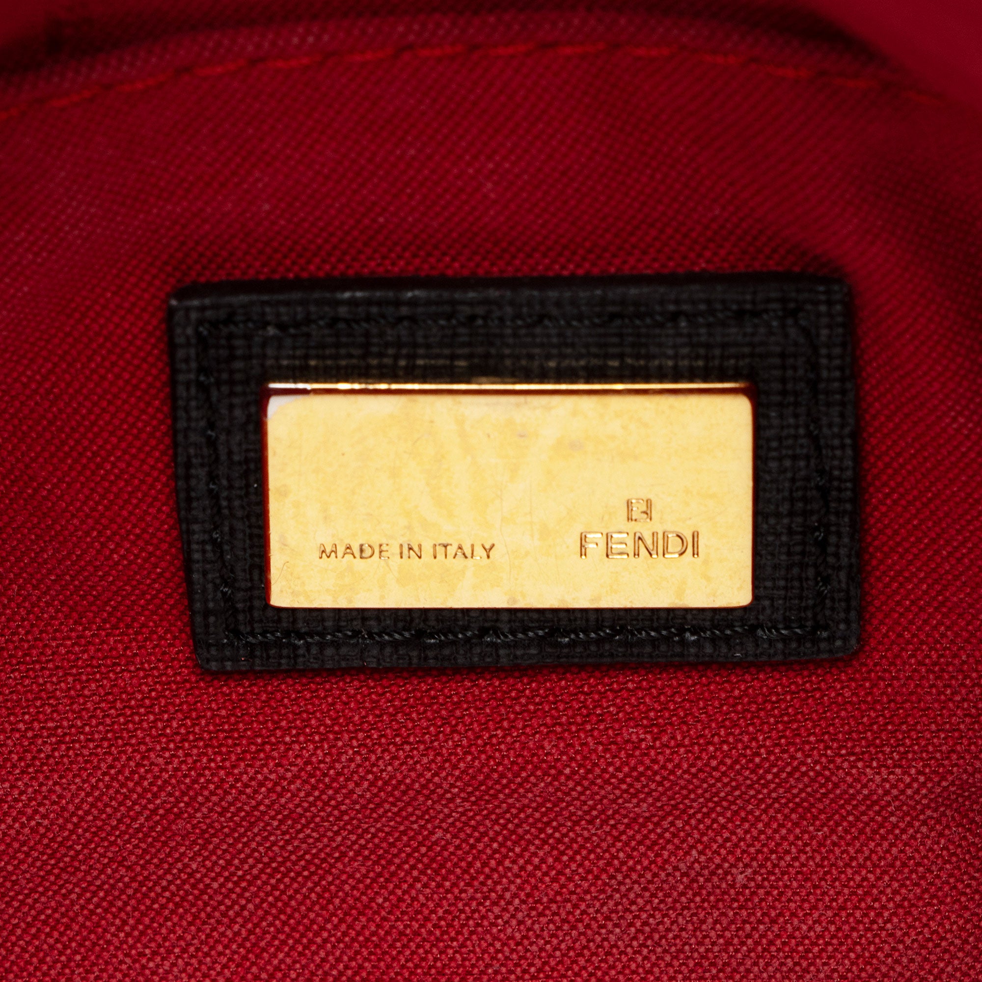 Fendi Vintage Zucchino Forever Boston Bag