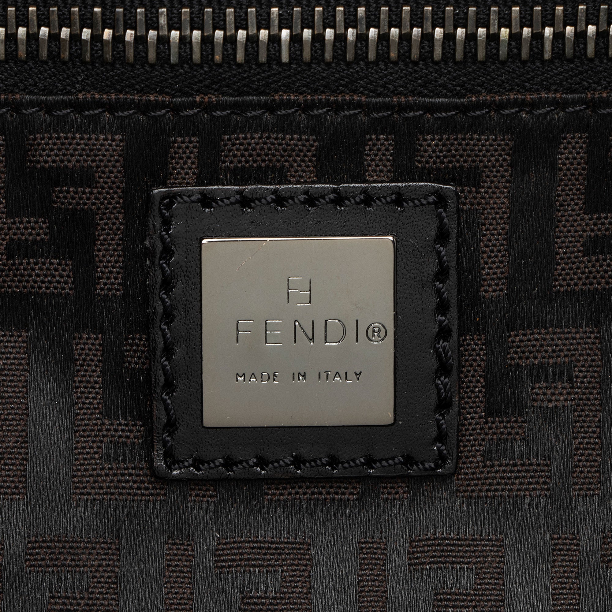 Fendi Vintage Zucchino Zip Tote