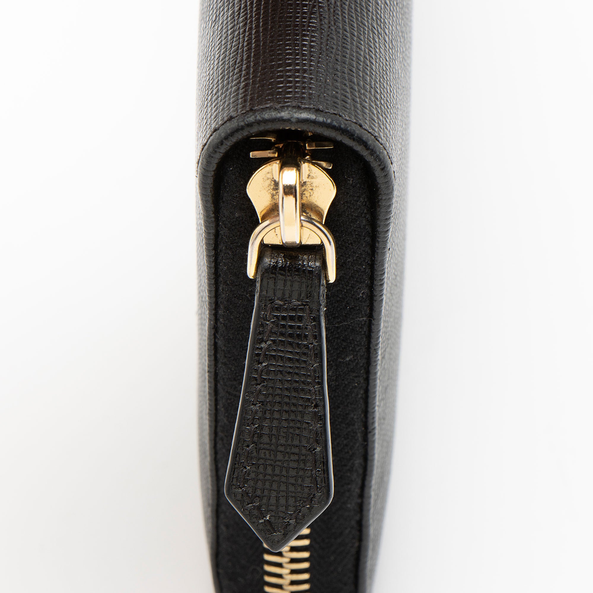 Fendi Vitello Elite Zip Around Wallet