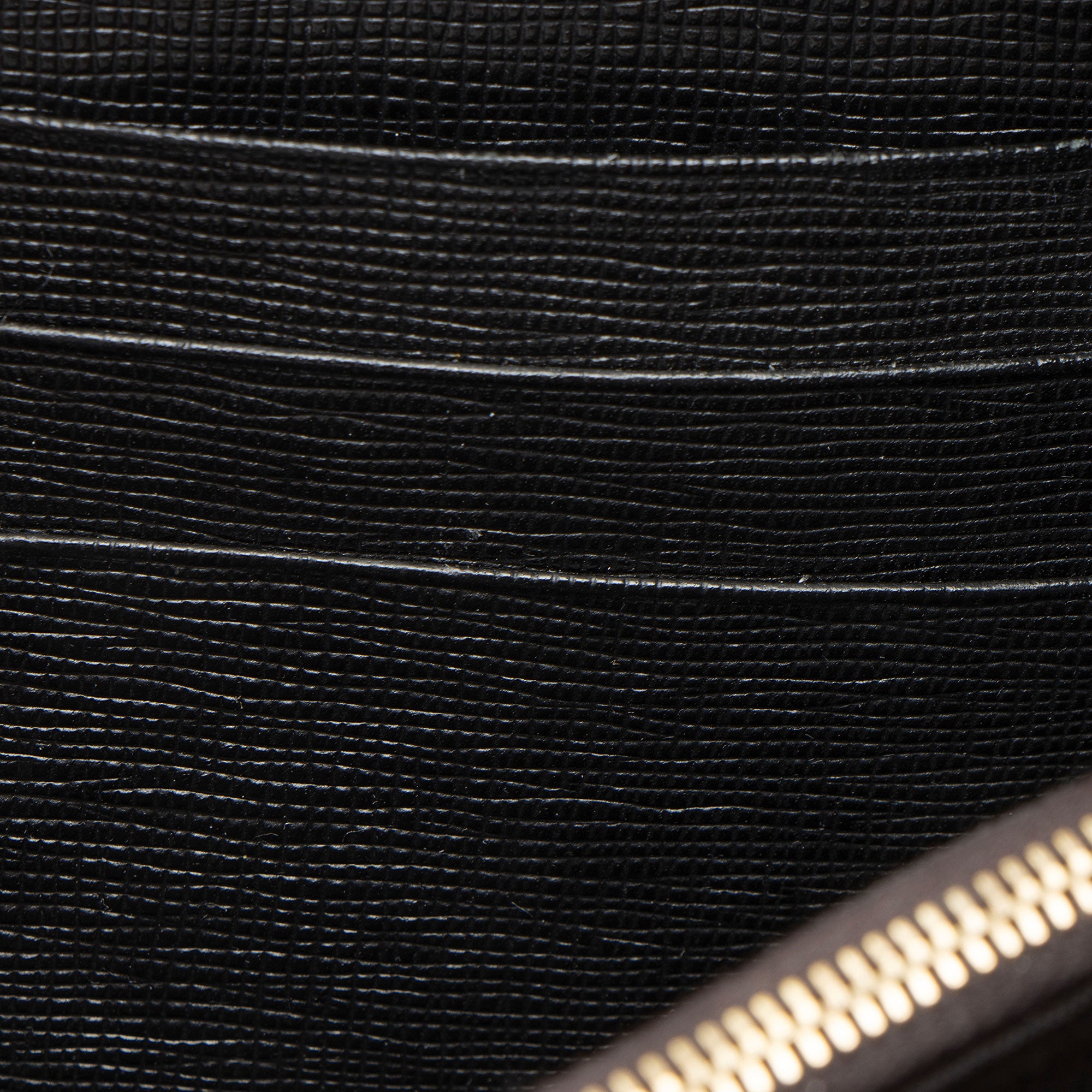 Fendi Vitello Elite Zip Around Wallet