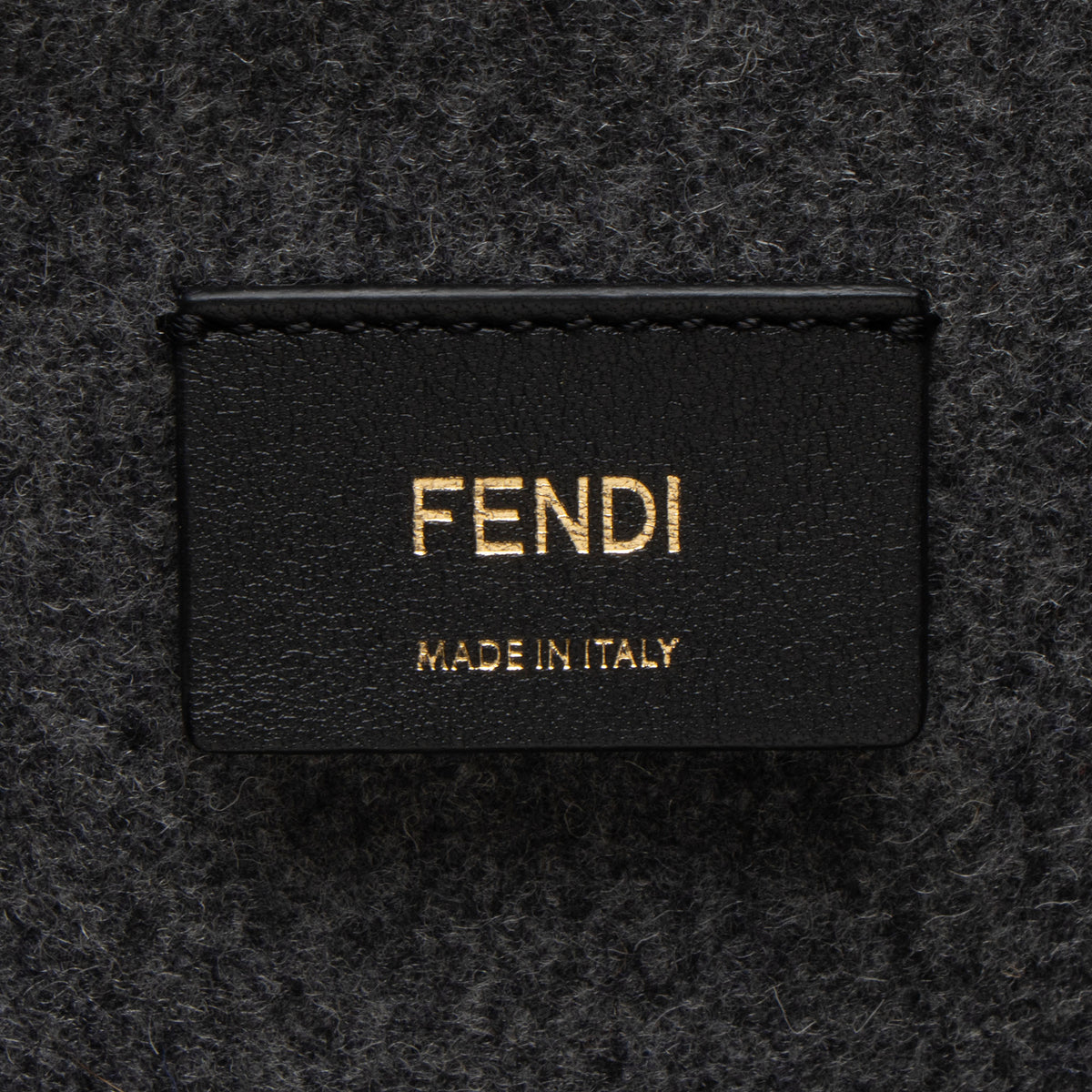 Fendi Wool Sunshine Large Shopper Tote