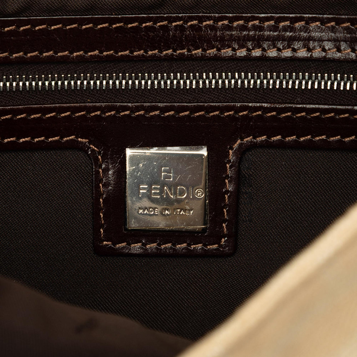 Fendi Zucca Canvas Baguette