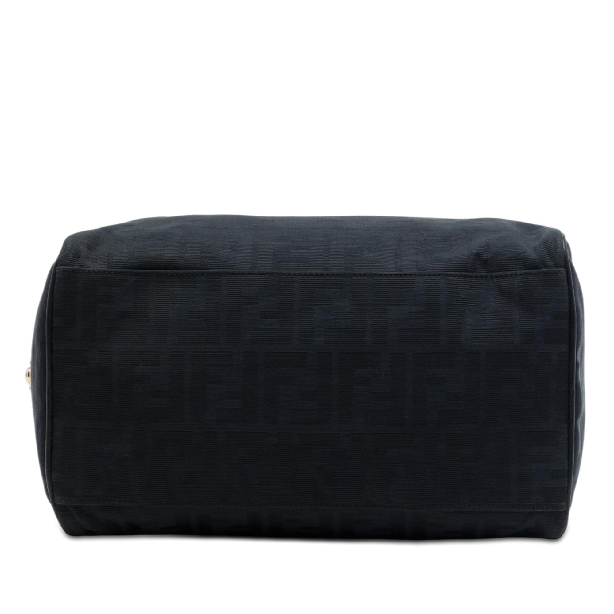 Fendi Zucca Canvas Boston Bag