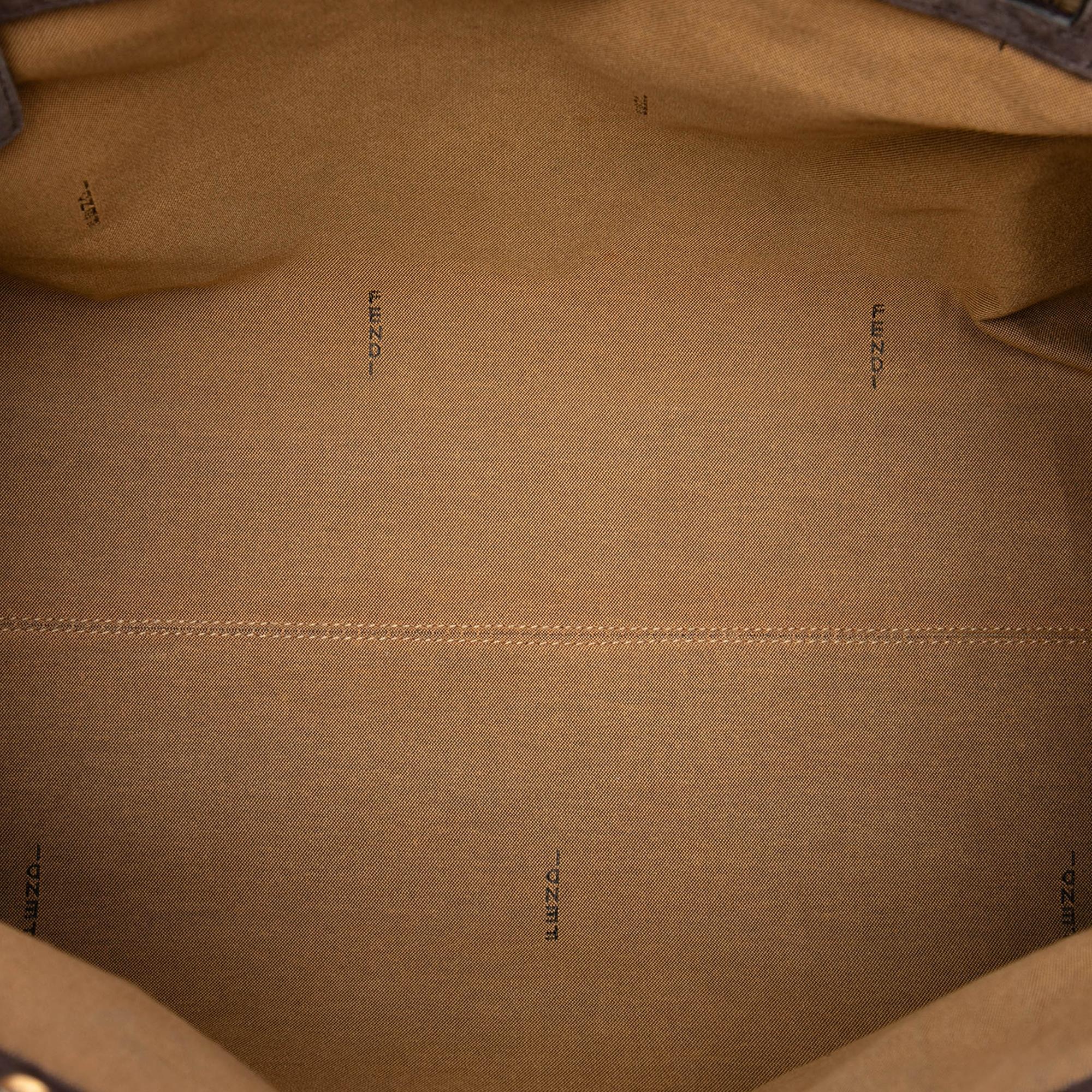Fendi Zucca Canvas Etniko Du Jour Handbag