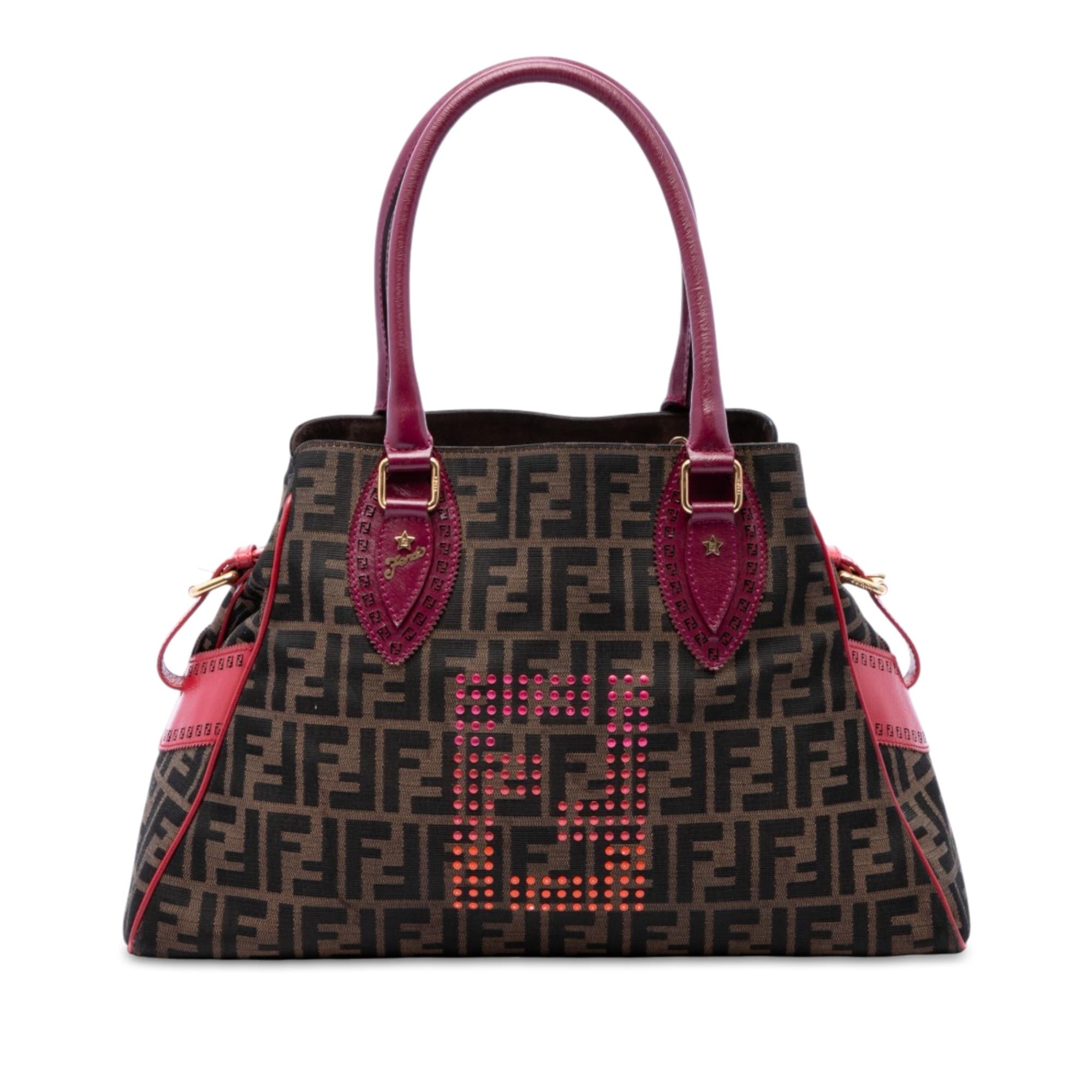 Fendi Zucca Canvas Etniko Du Jour Handbag