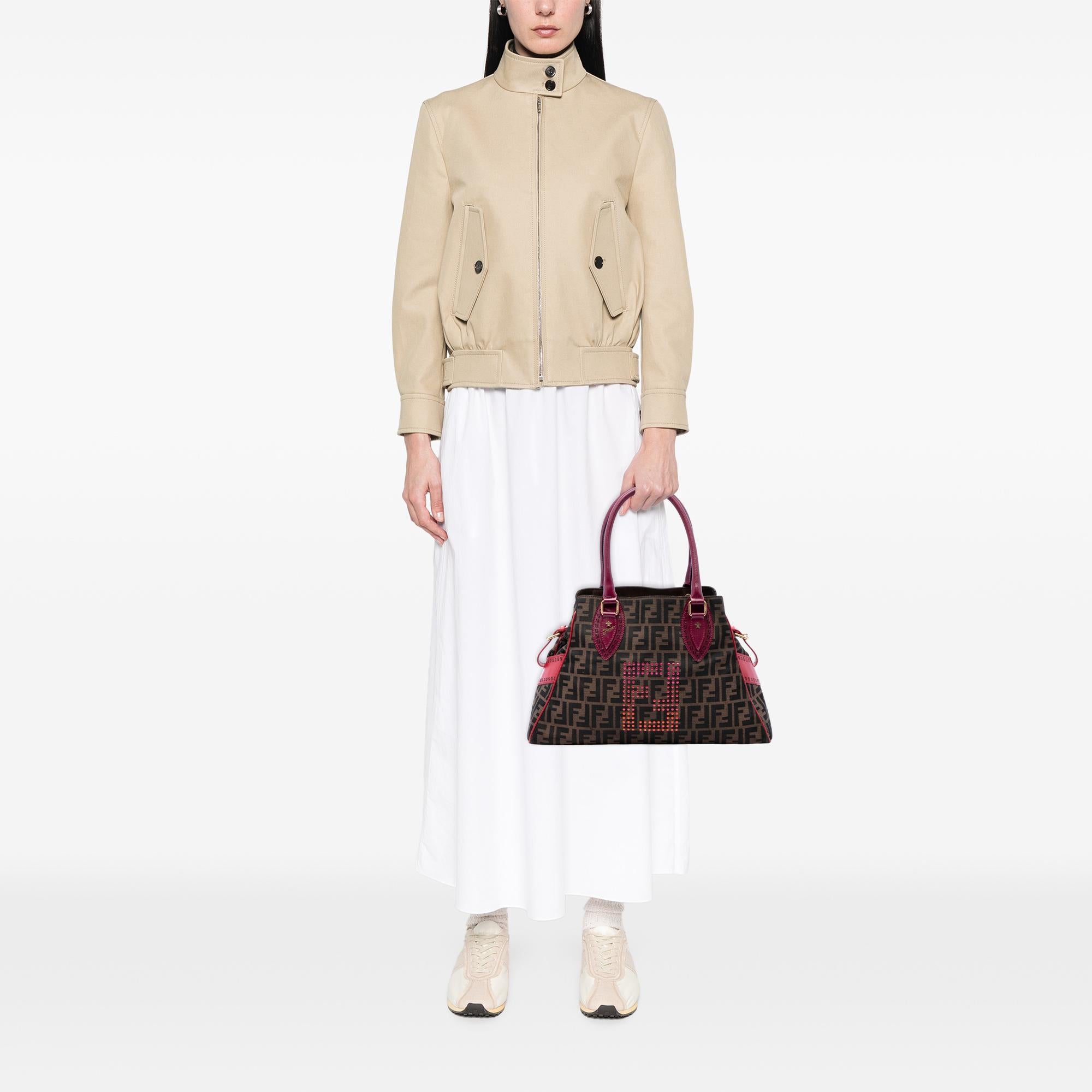 Fendi Zucca Canvas Etniko Du Jour Handbag