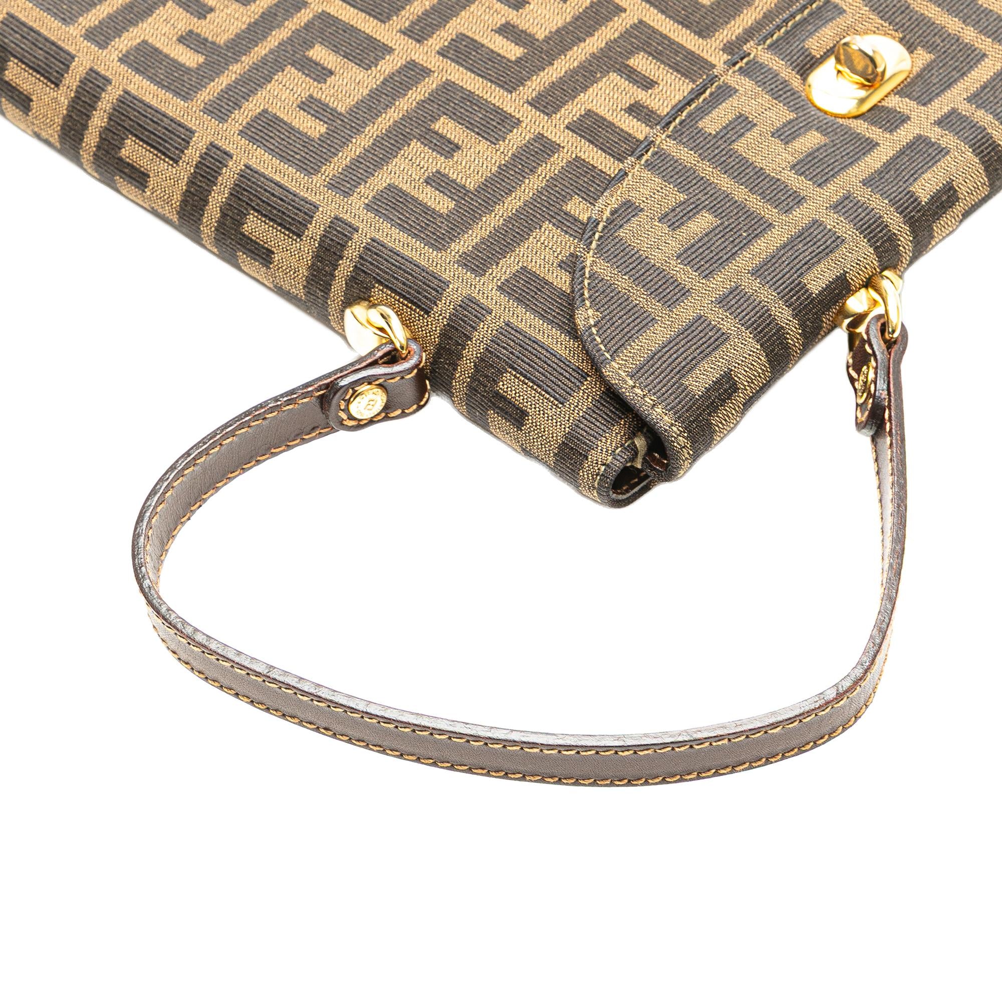 Fendi Zucca Canvas Handbag