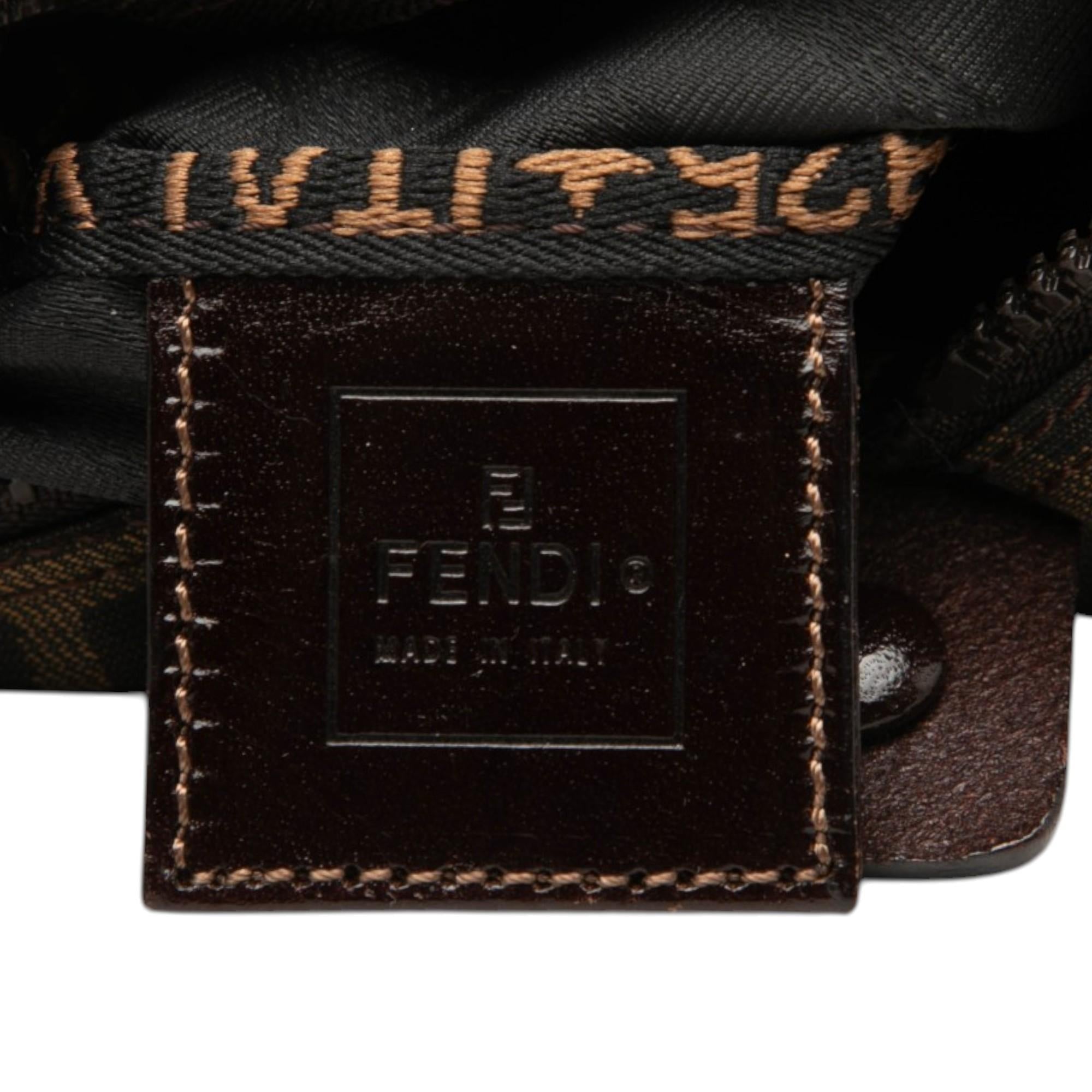 Fendi Zucca Canvas Handbag