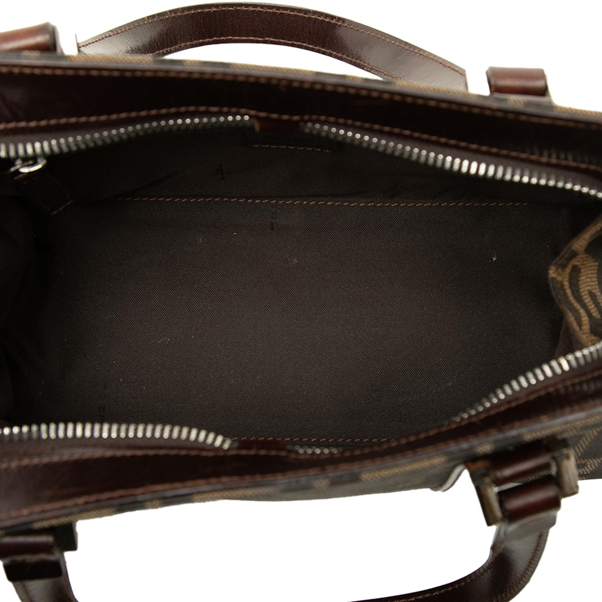Fendi Zucca Canvas Handbag