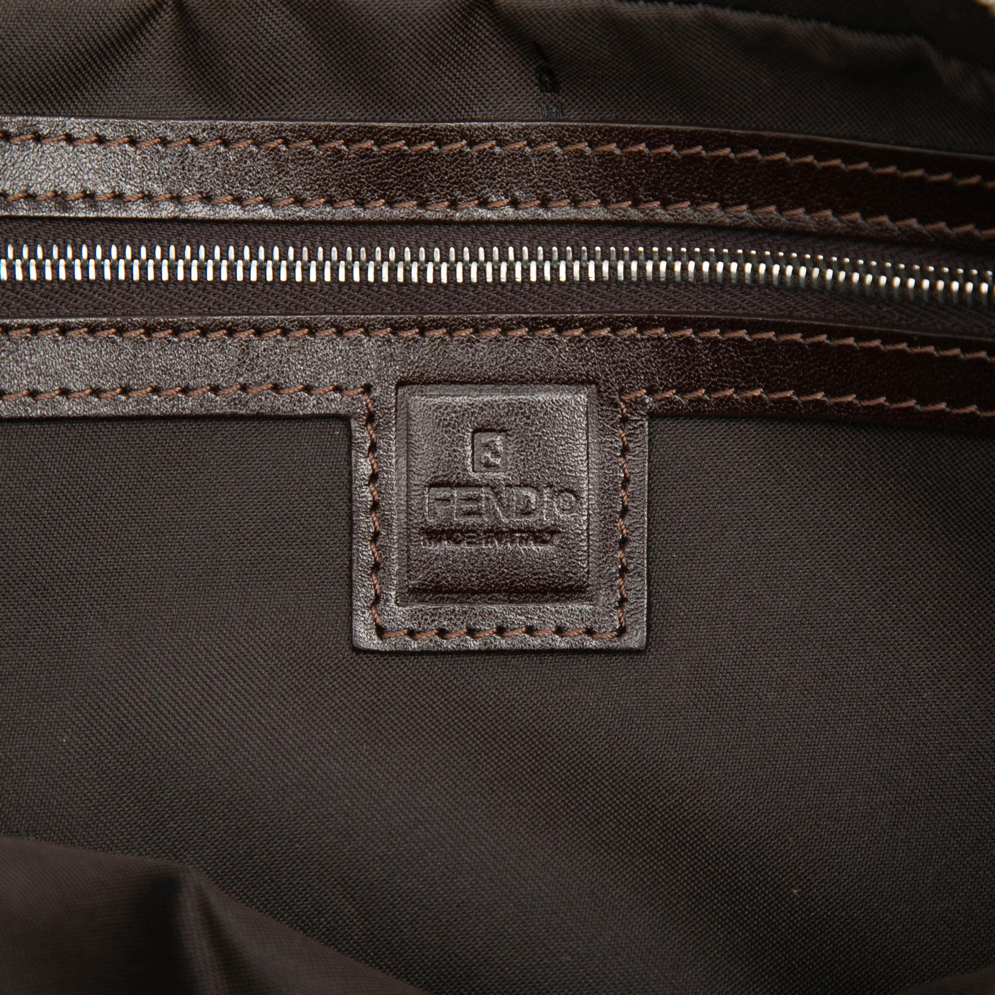Fendi Zucca Canvas Satchel
