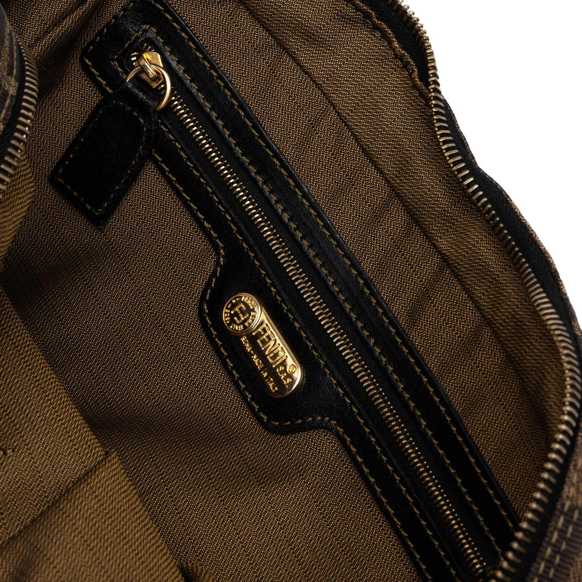 Fendi Zucca Canvas Satchel