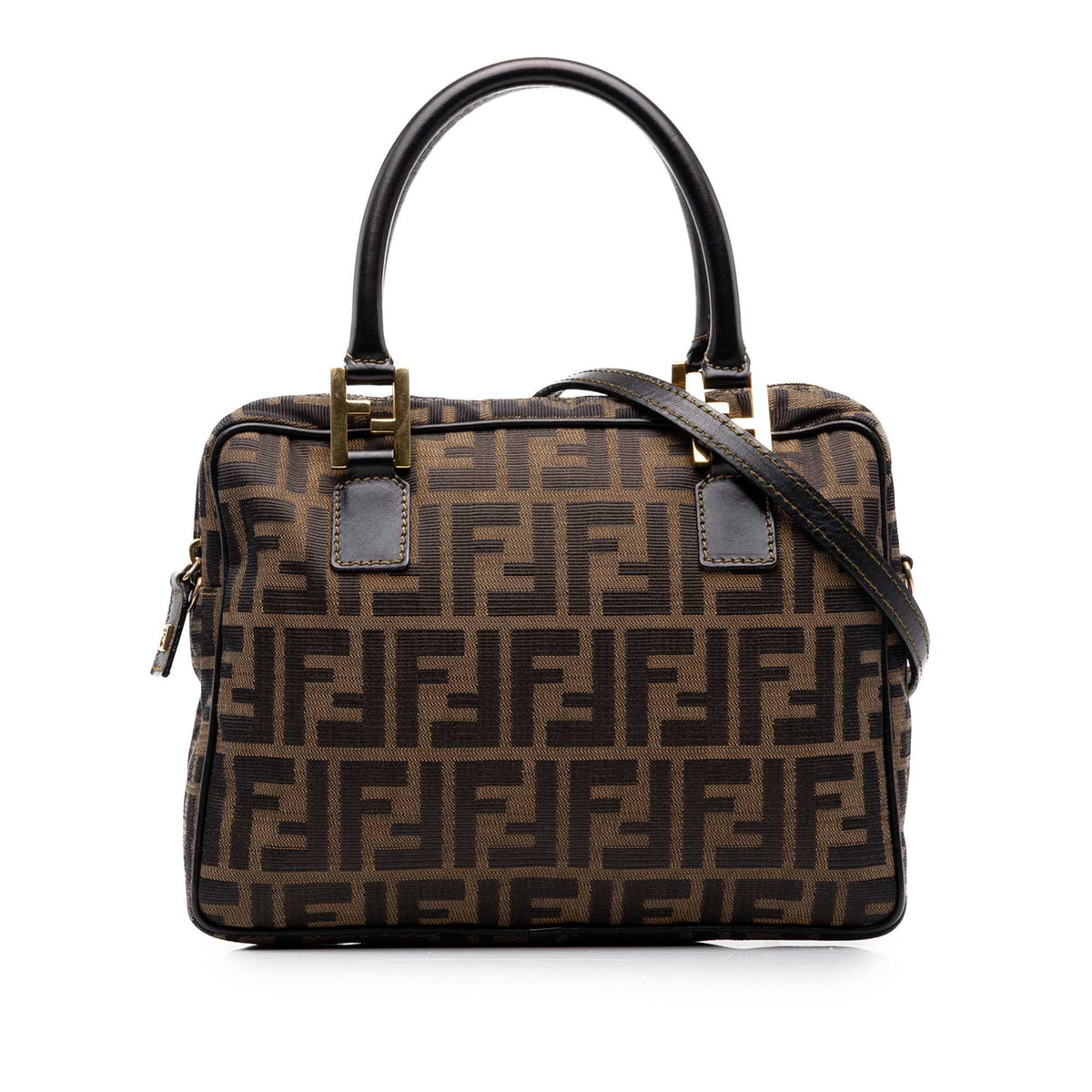 Fendi Zucca Canvas Satchel