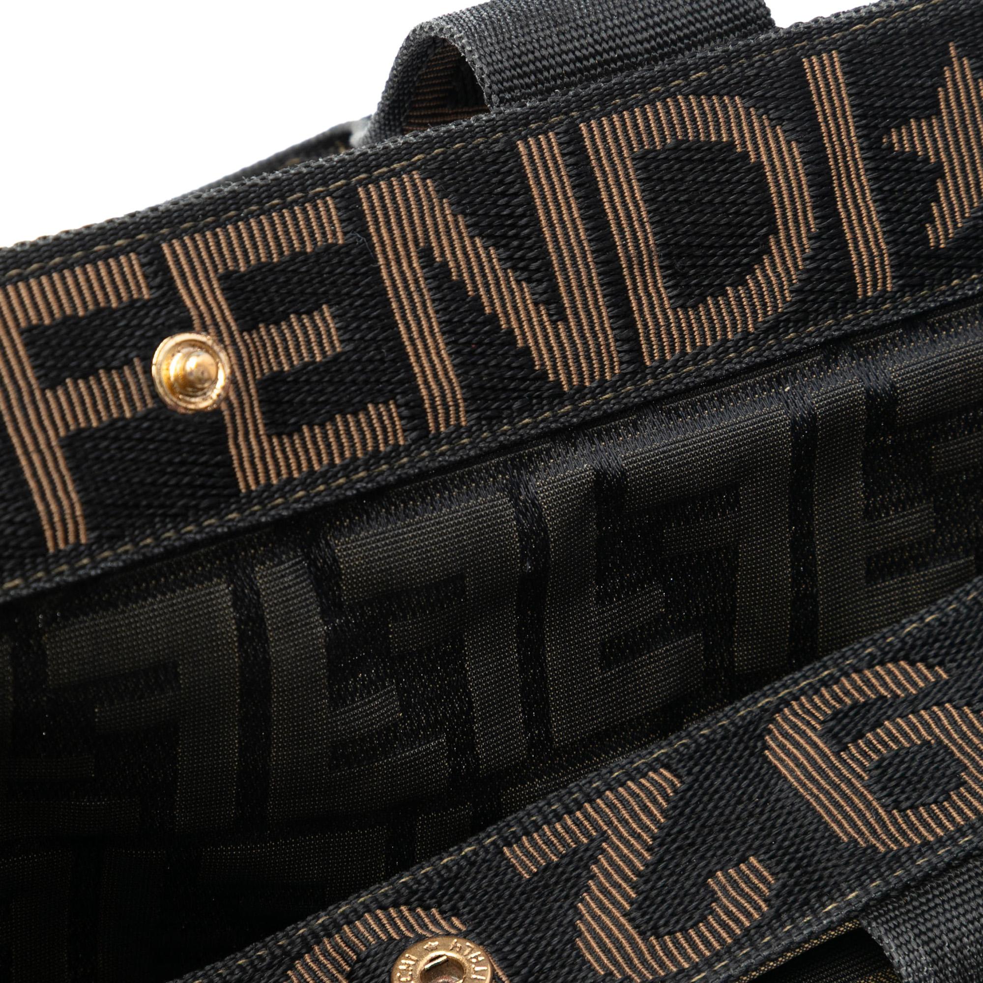 Fendi Zucca Canvas Shopping Tote