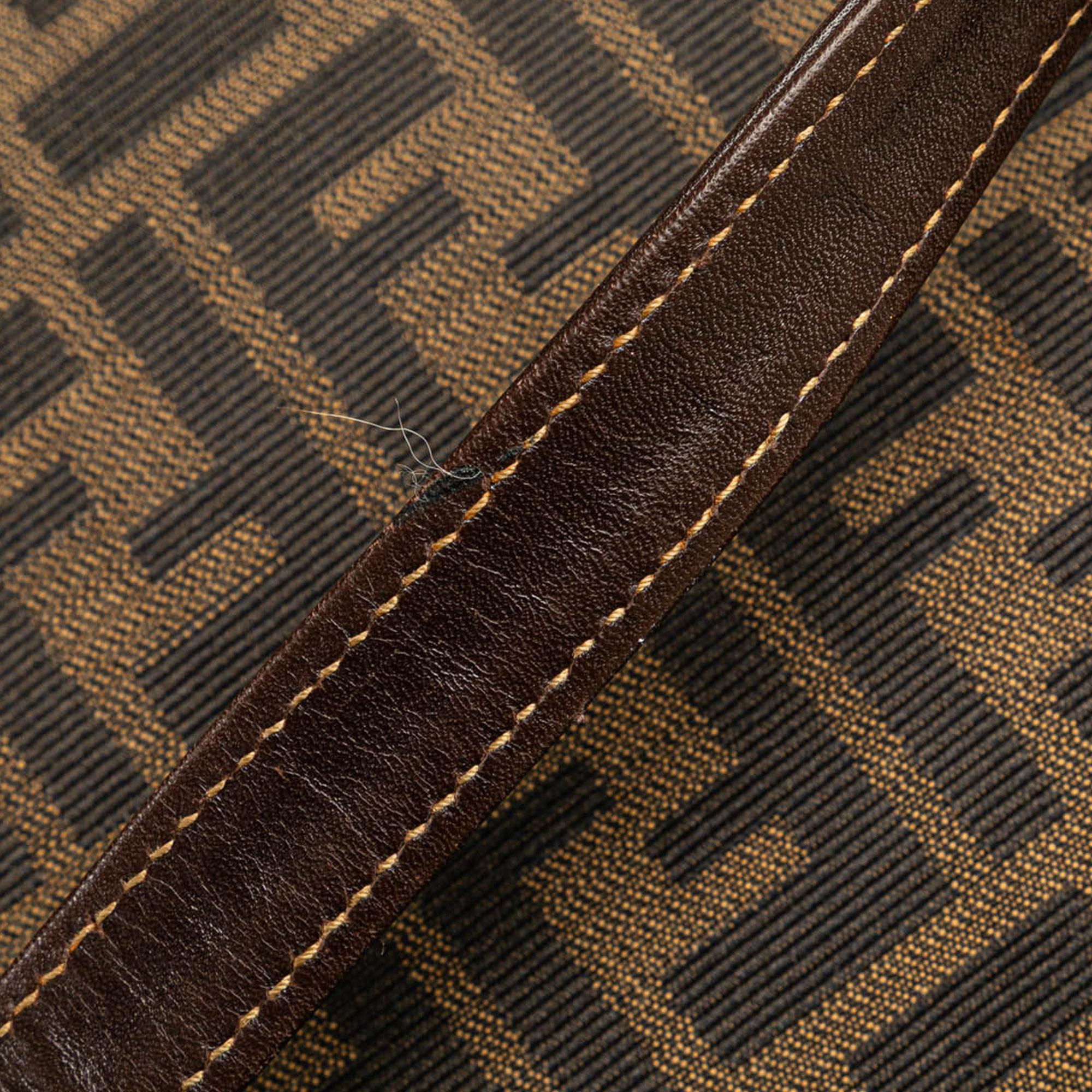 Fendi Zucca Canvas Shoulder Bag