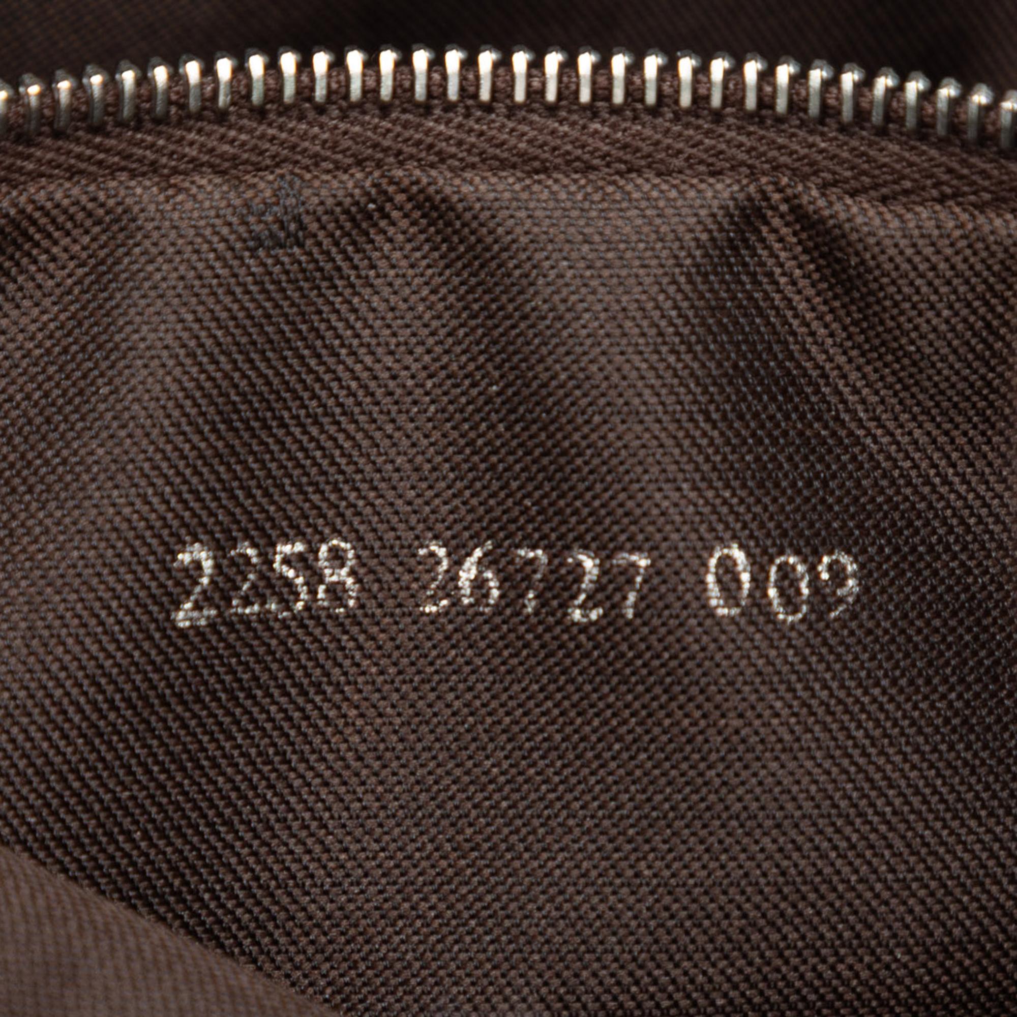 Fendi Zucca Canvas Shoulder Bag