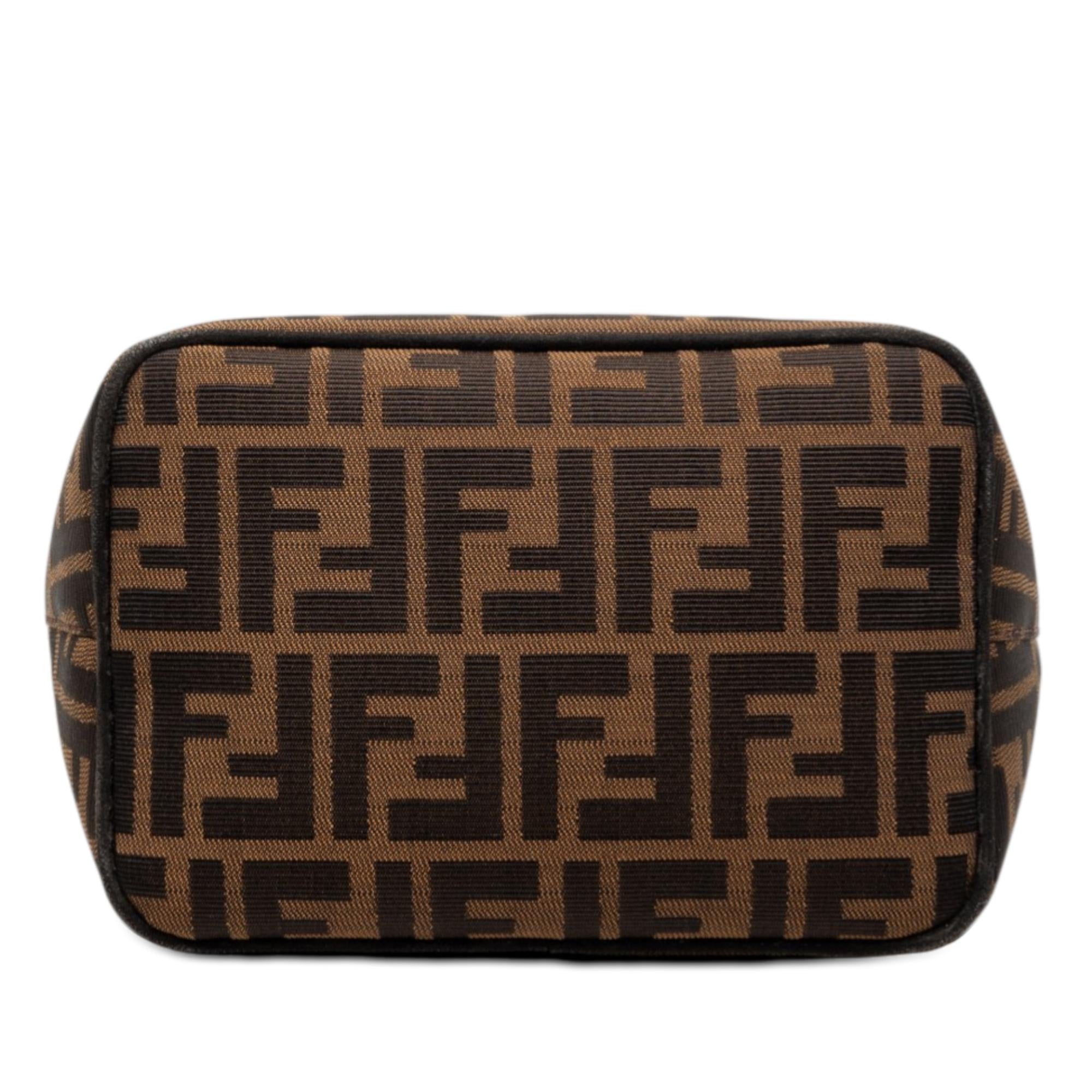 Fendi Zucca Canvas Shoulder Bag