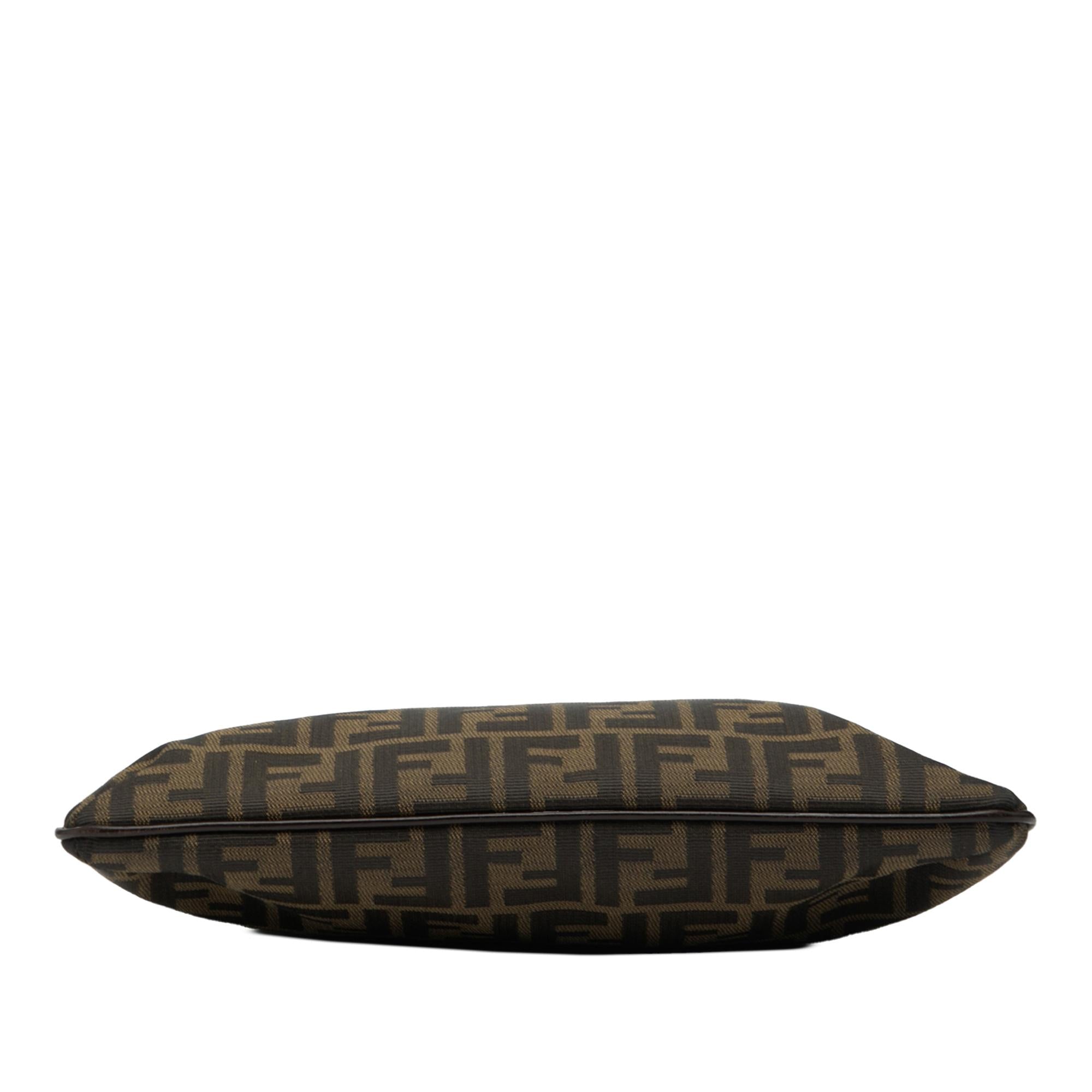 Fendi Zucca Canvas Shoulder Bag