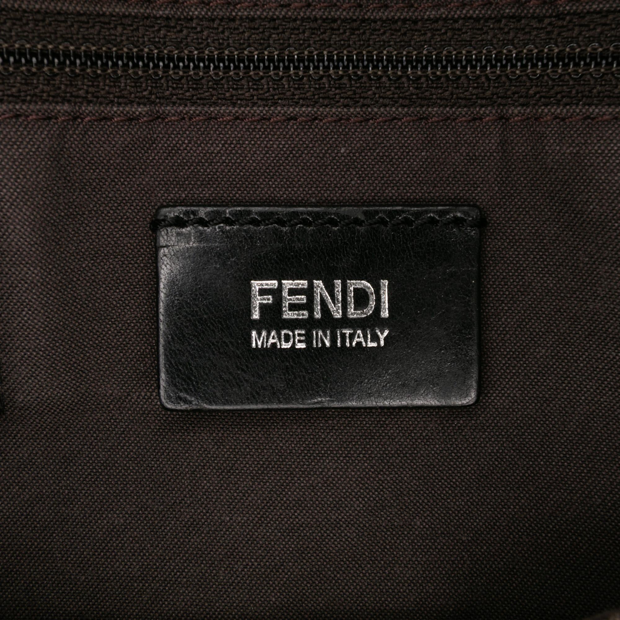 Fendi Zucca Canvas Tall Tote