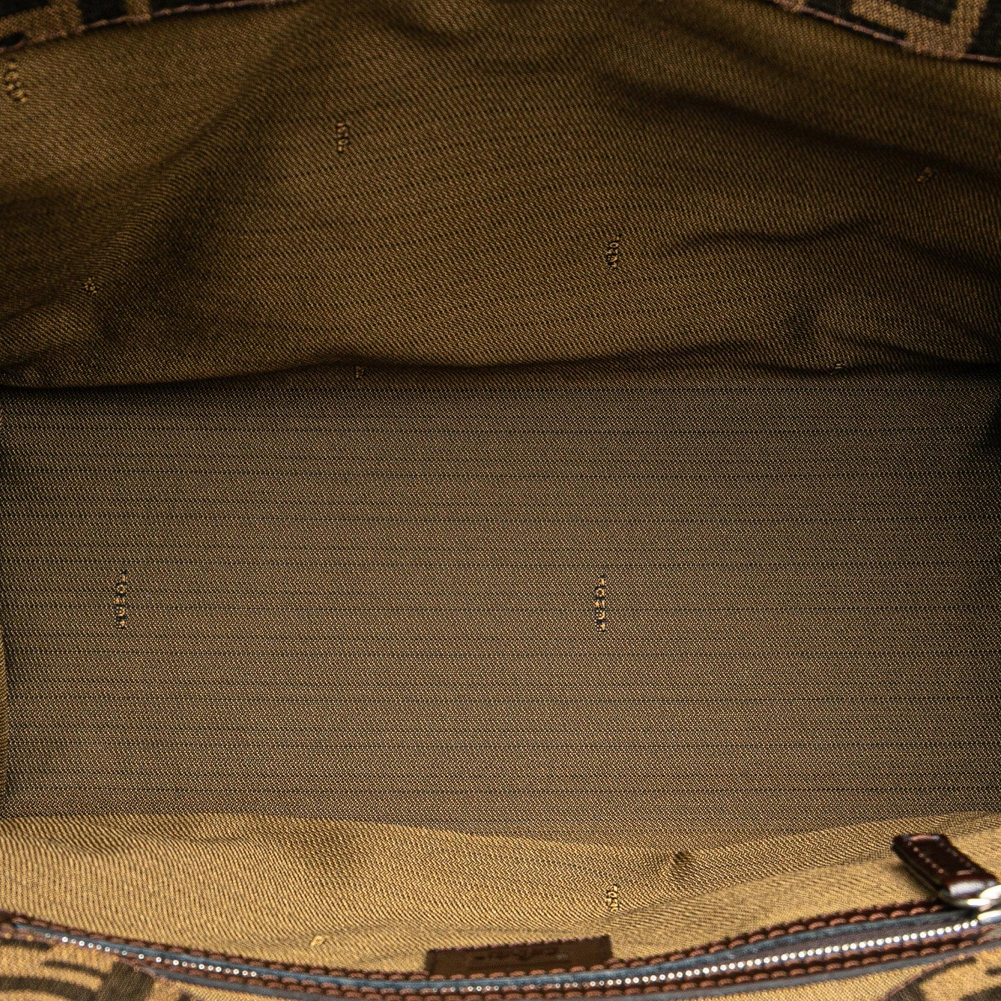 Fendi Zucca Canvas Tote