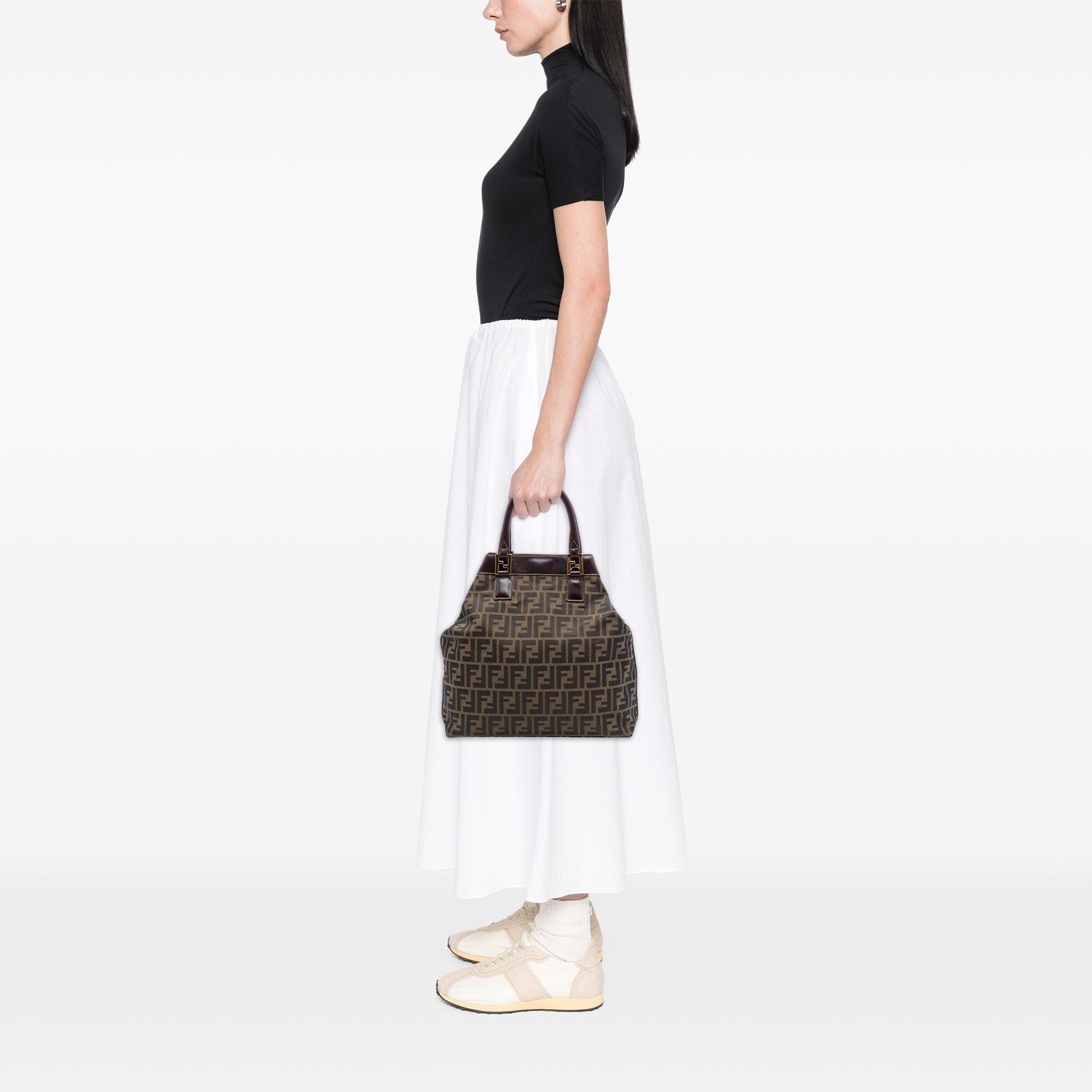 Fendi Zucca Canvas Tote