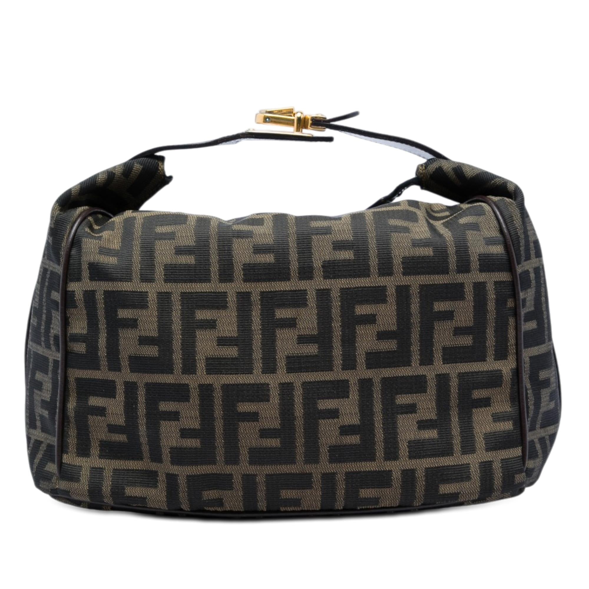 Fendi Zucca Canvas Vanity Cosmetic Bag