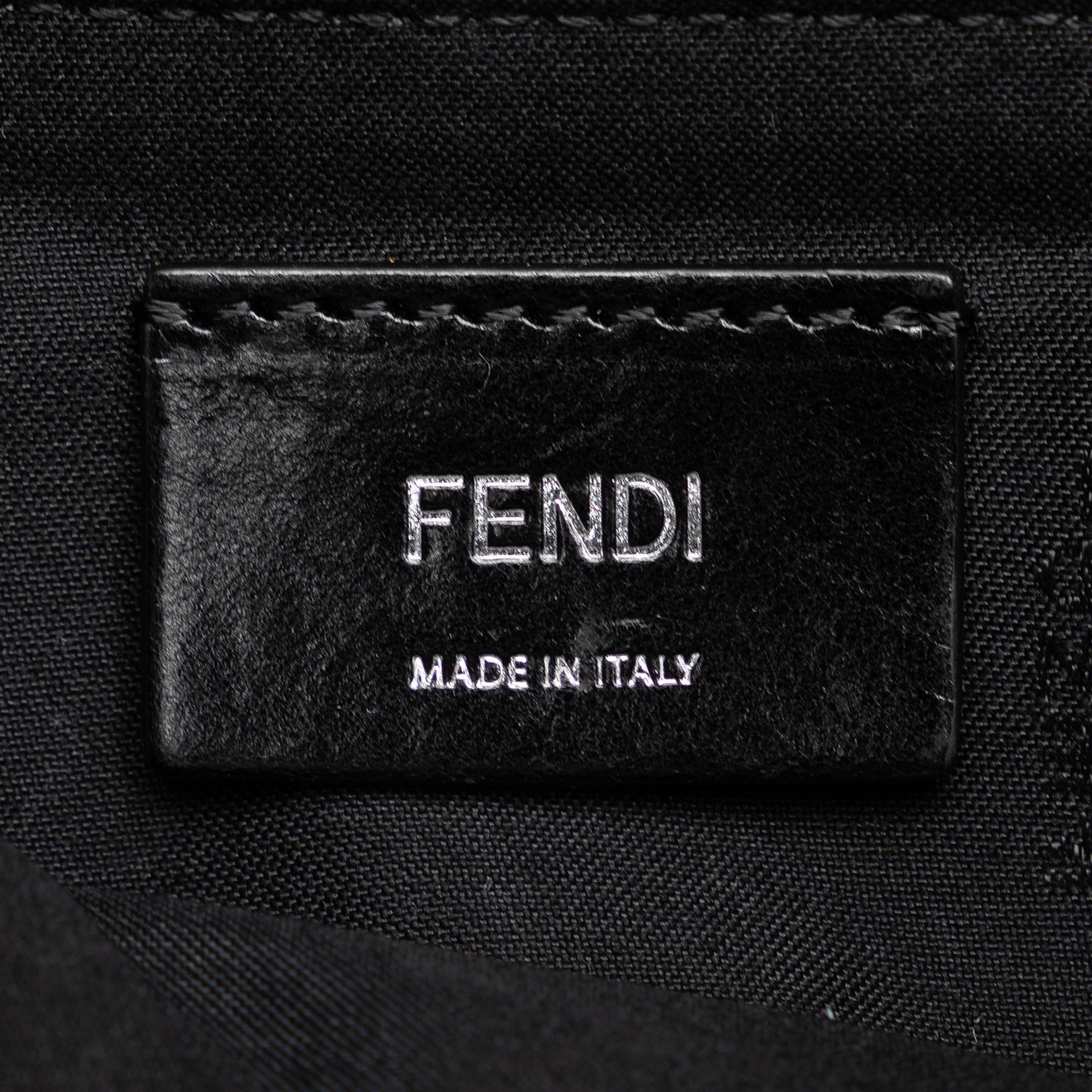 Fendi Zucca Canvas and Leather Convertible Baguette (SHG-X1HAvY)