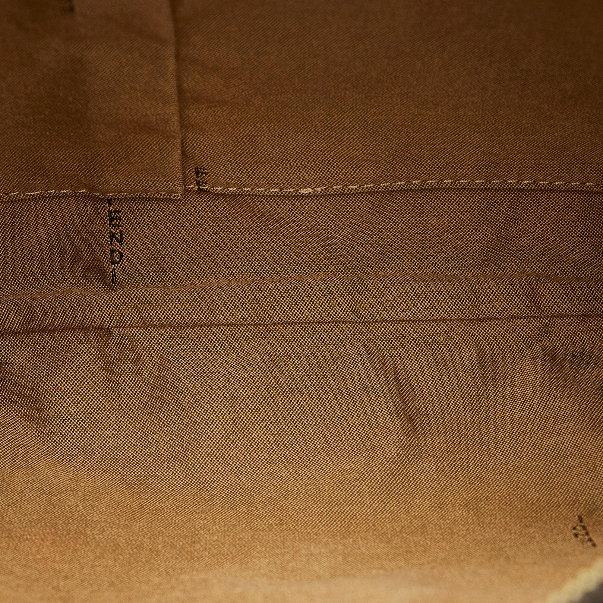 Fendi Zucca Chef Zip Crossbody Bag (SHG-keazTL)