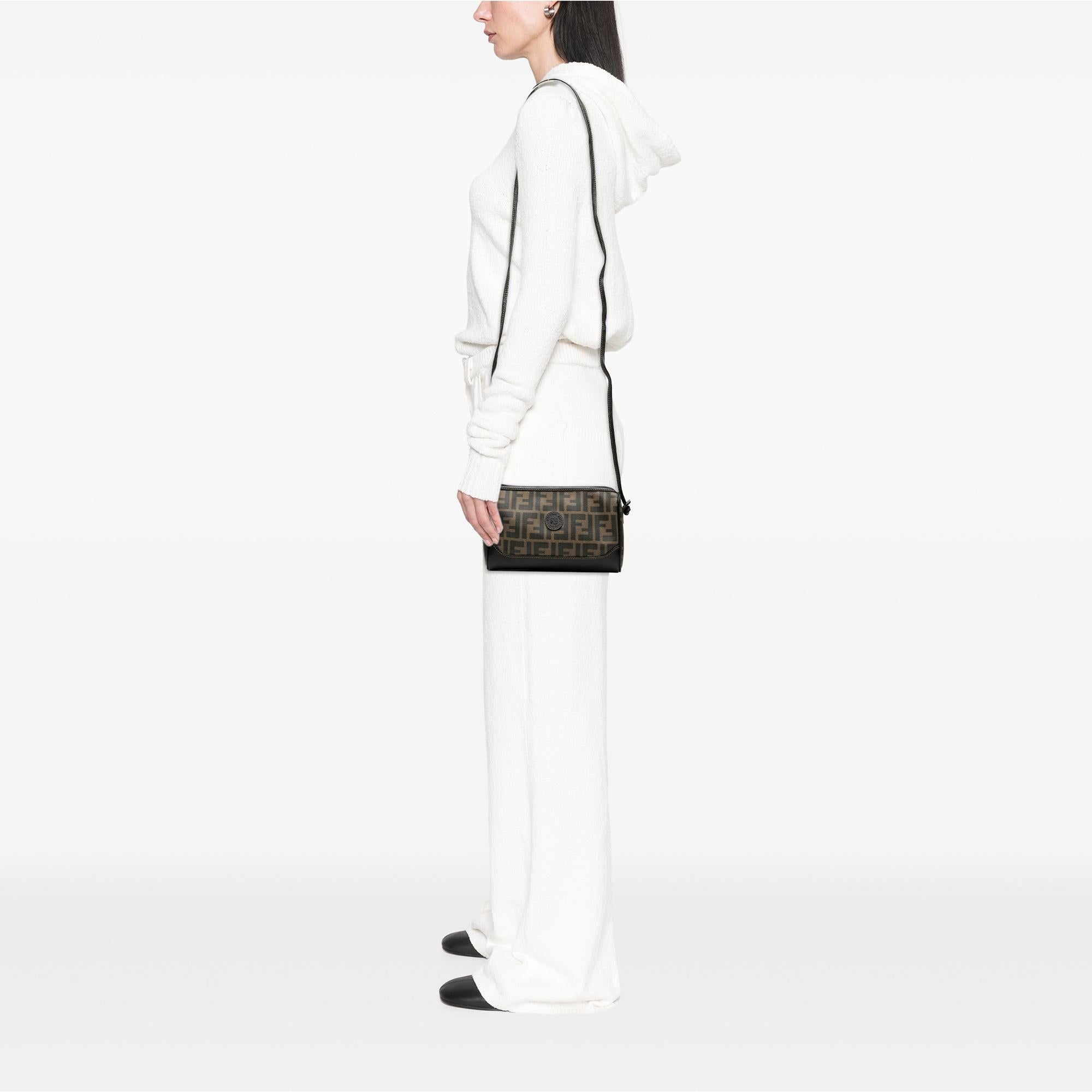 Fendi Zucca Coated Canvas Crossbody