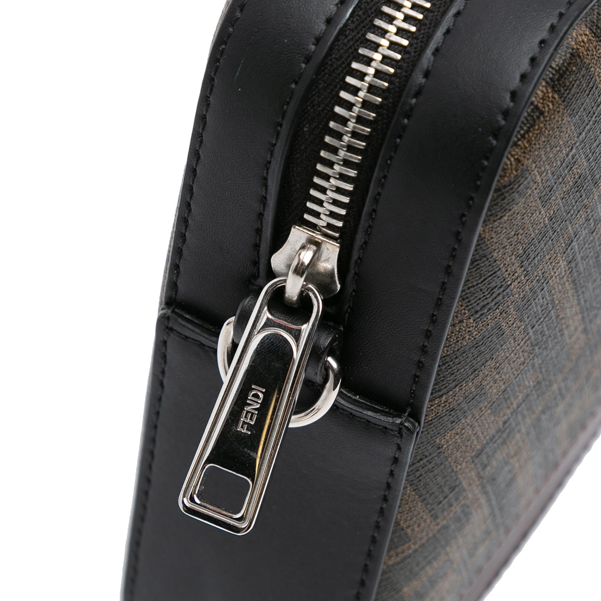 Fendi Zucca Coated Canvas Diagonal Camera Bag