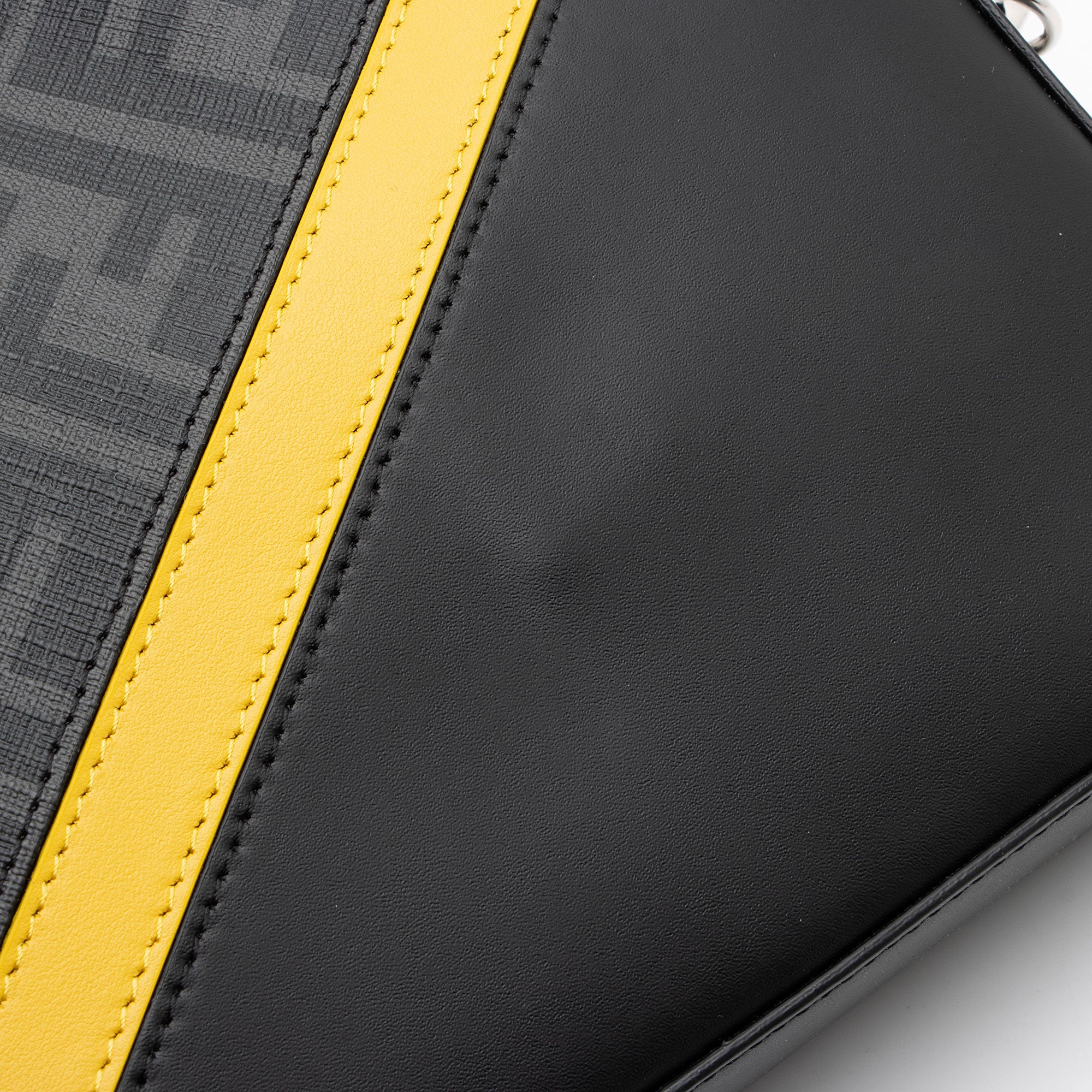 Fendi Zucca Coated Canvas Leather Diagonal Camera Bag