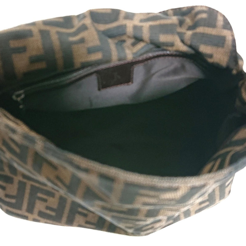 Fendi Zucca Double Flap Shoulder Bag (SHG-t9jLYo)