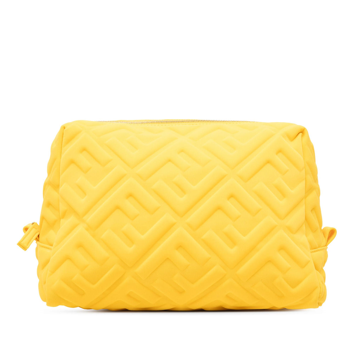 Fendi Zucca Embossed Technical Fabric Cosmetic Pouch
