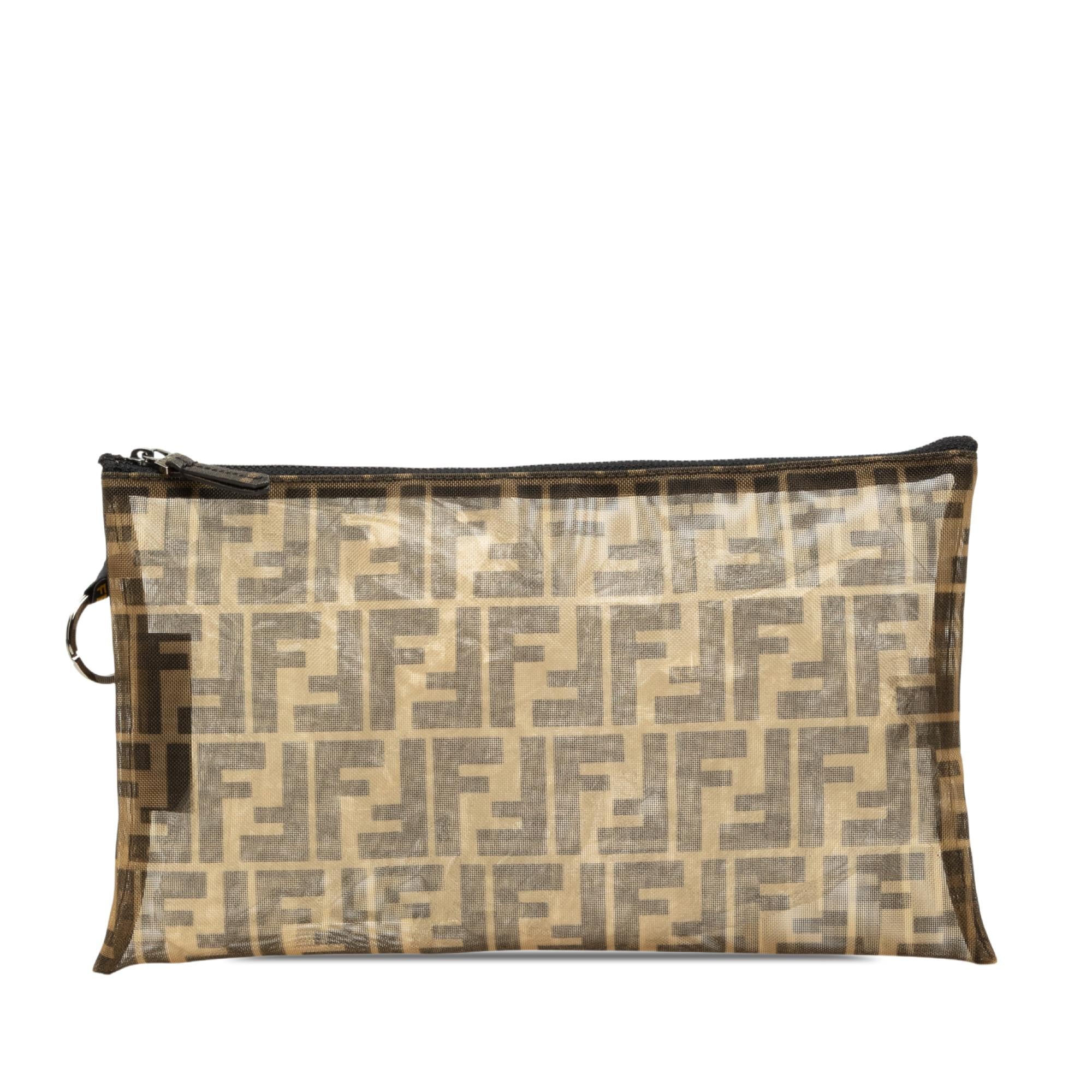 Fendi Zucca Mesh Clutch