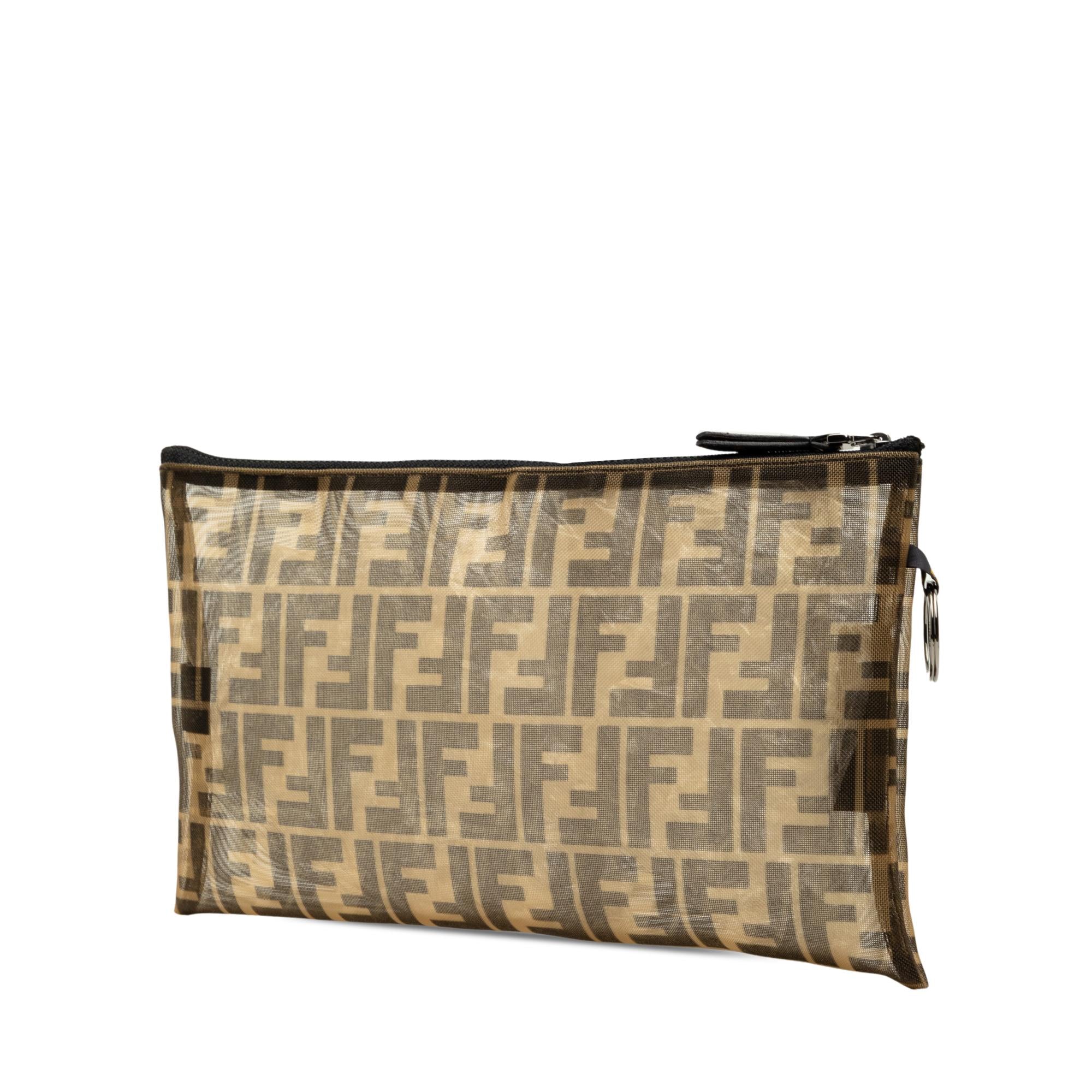 Fendi Zucca Mesh Clutch