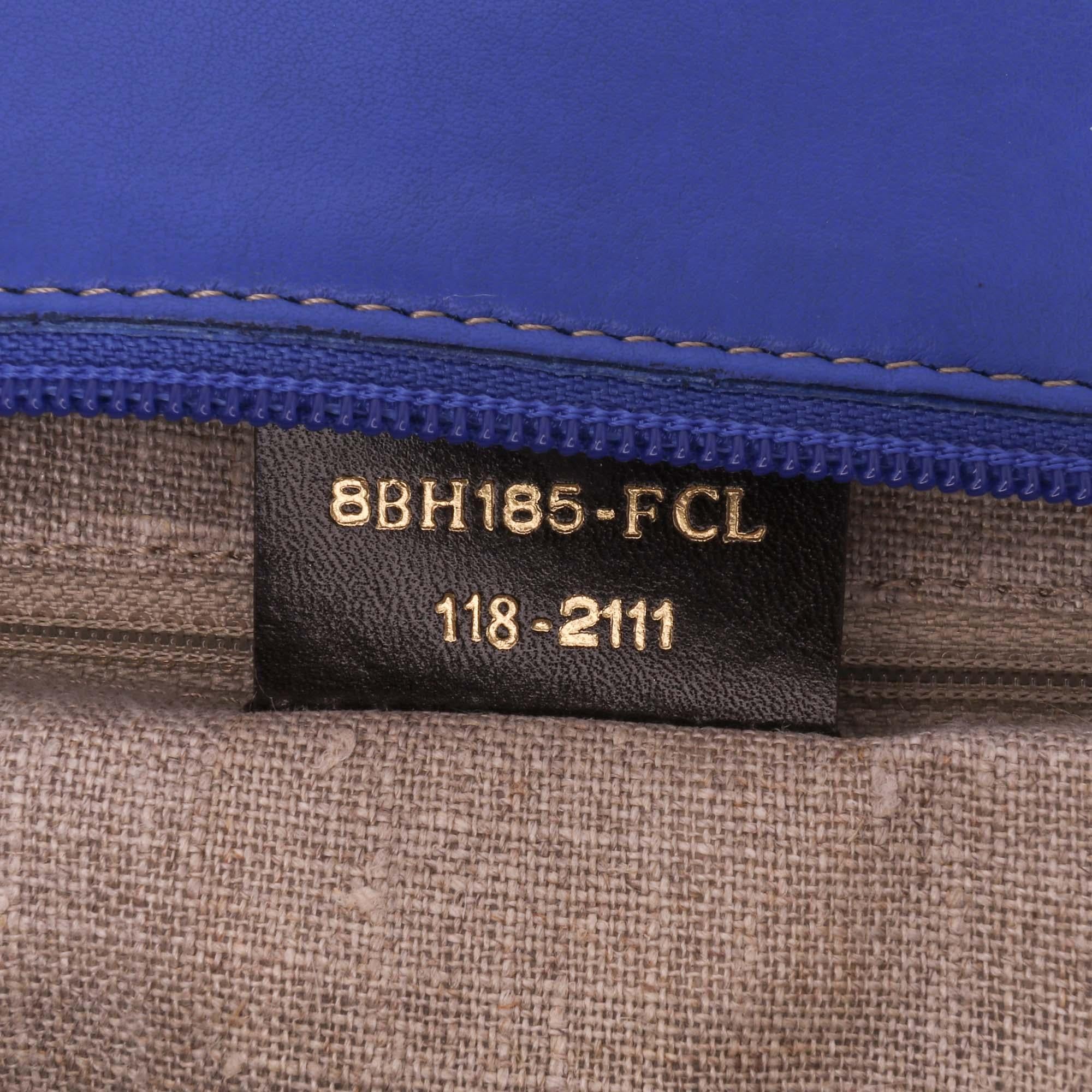 Fendi Zucca Raffia Roll Tote