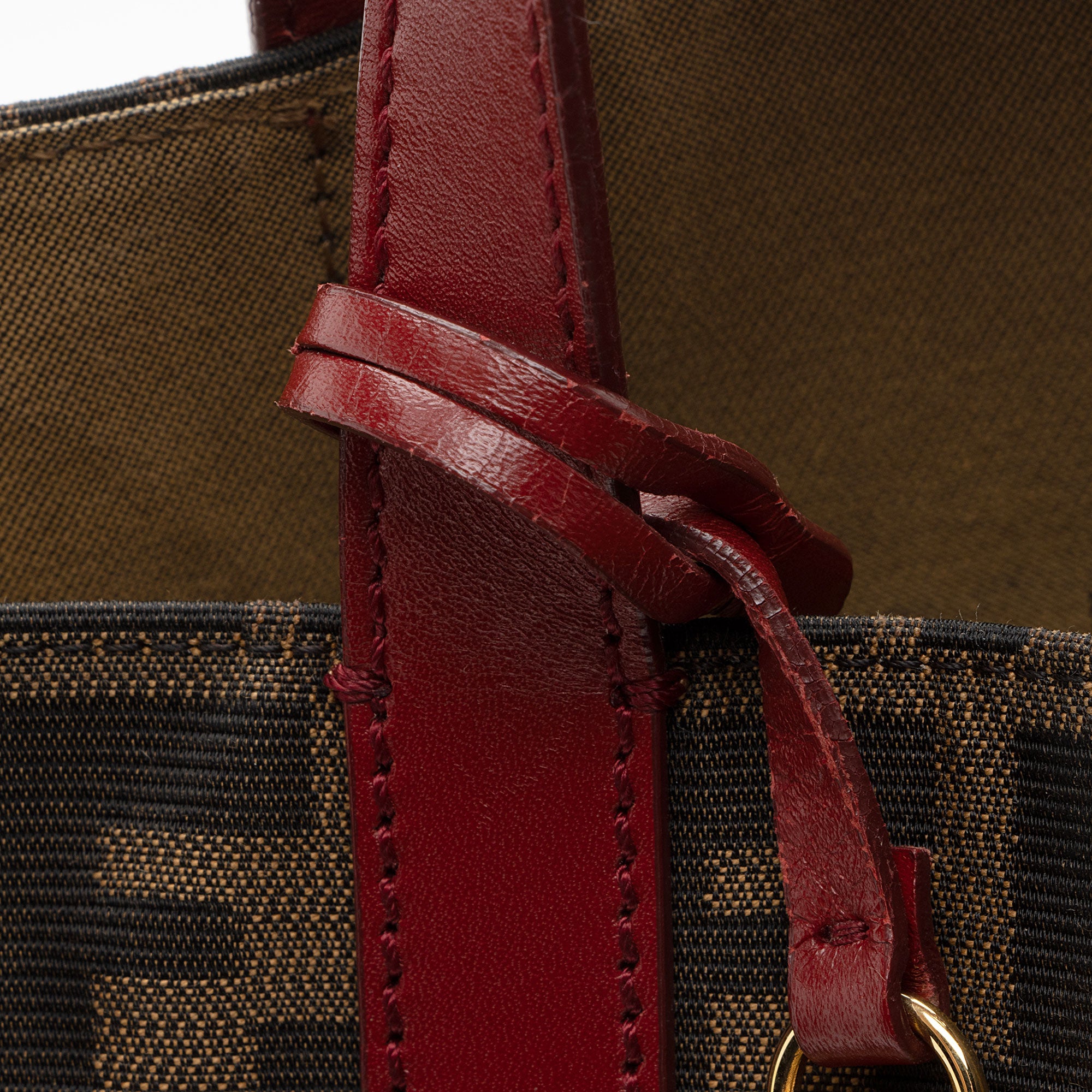 Fendi Zucca Tall Shopping Tote (SHF-LDbLnL)